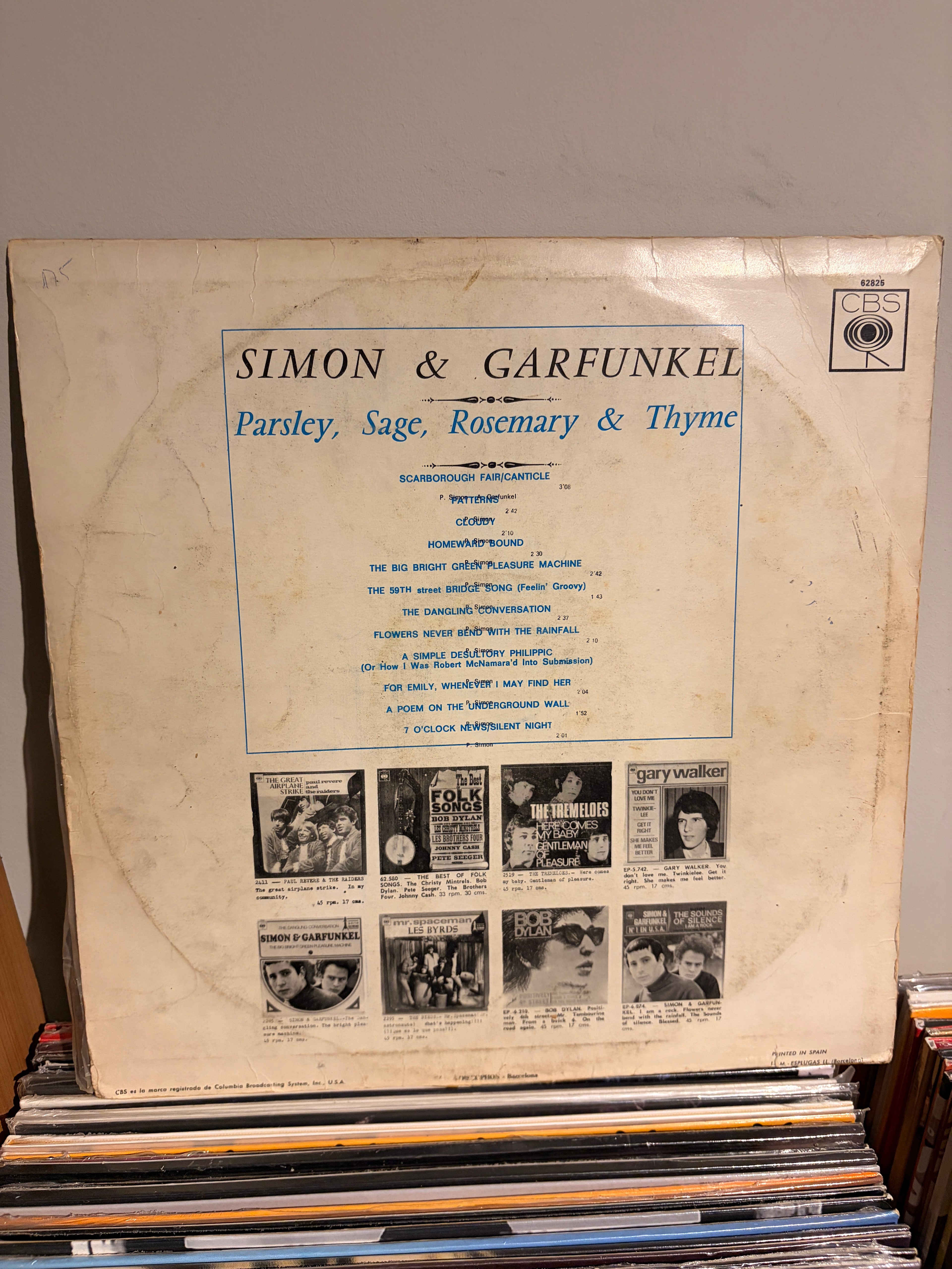 SIMON & GARFUNKEL Parsley, Sage, rosemary and thyme