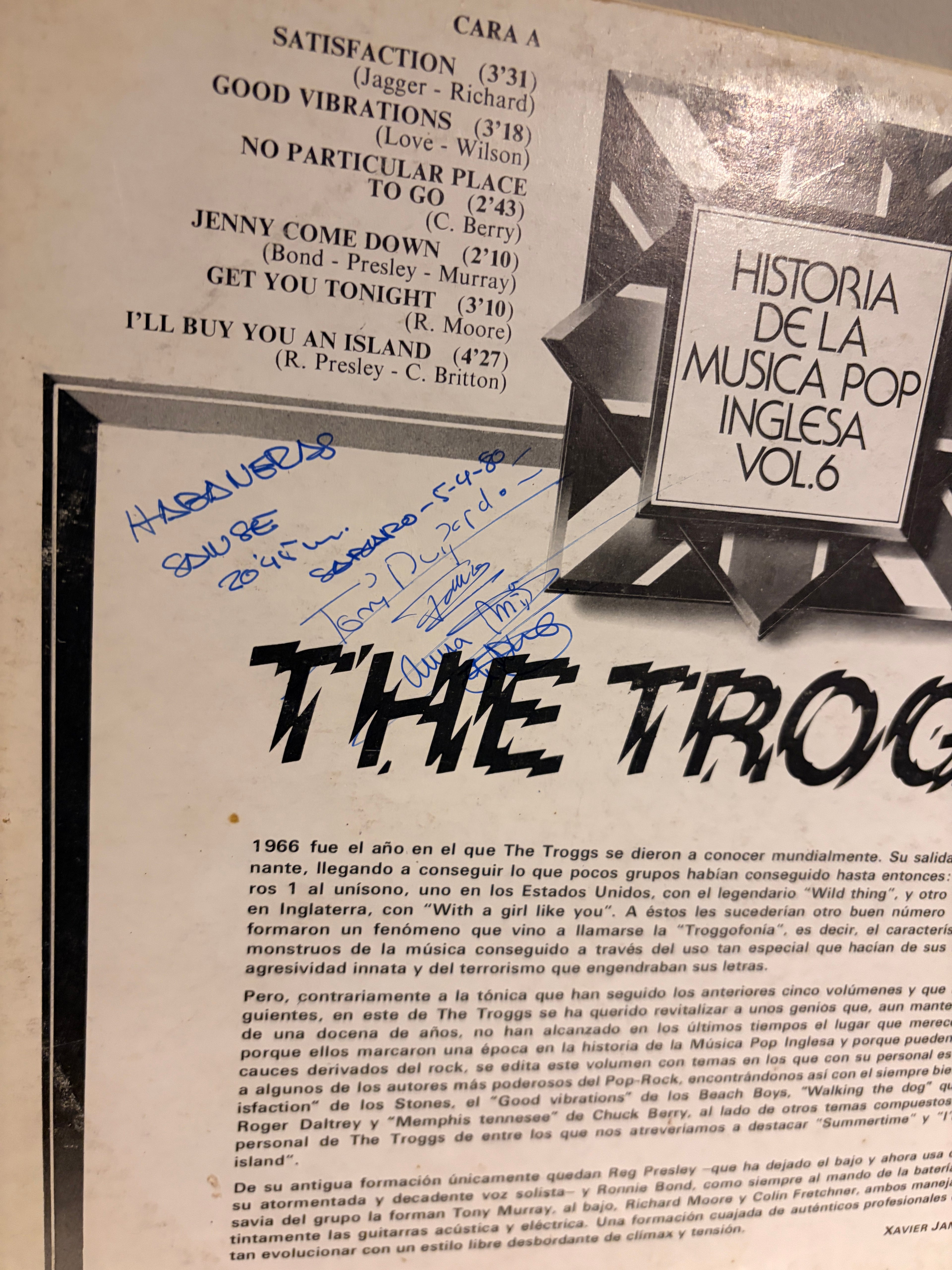 THE TROGGS Historia de la musica