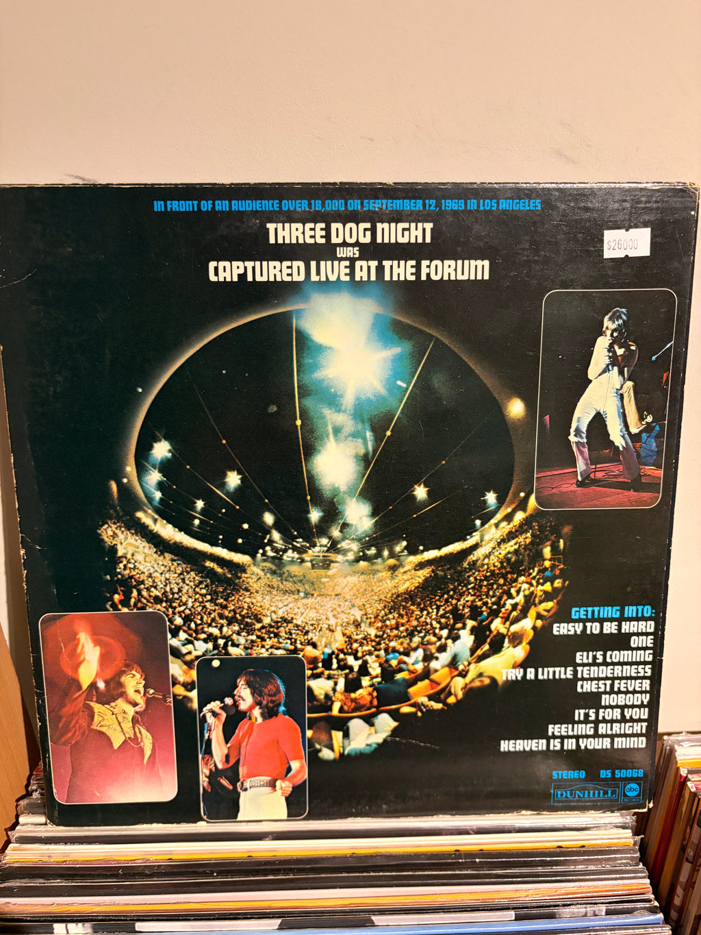 THREE DOG NIGHT was Captured live at the forum