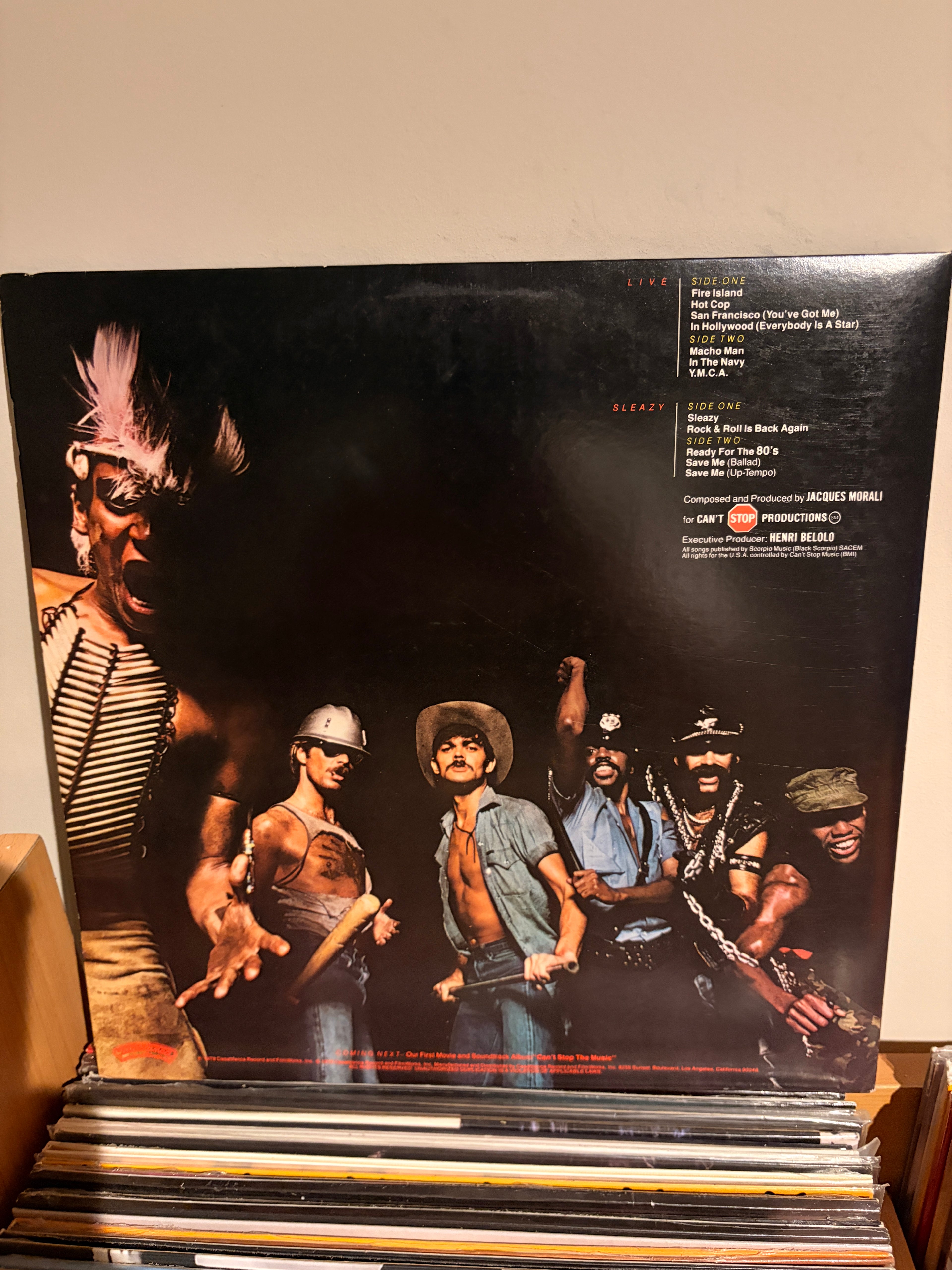 VILLAGE PEOPLE Live and Sleazy