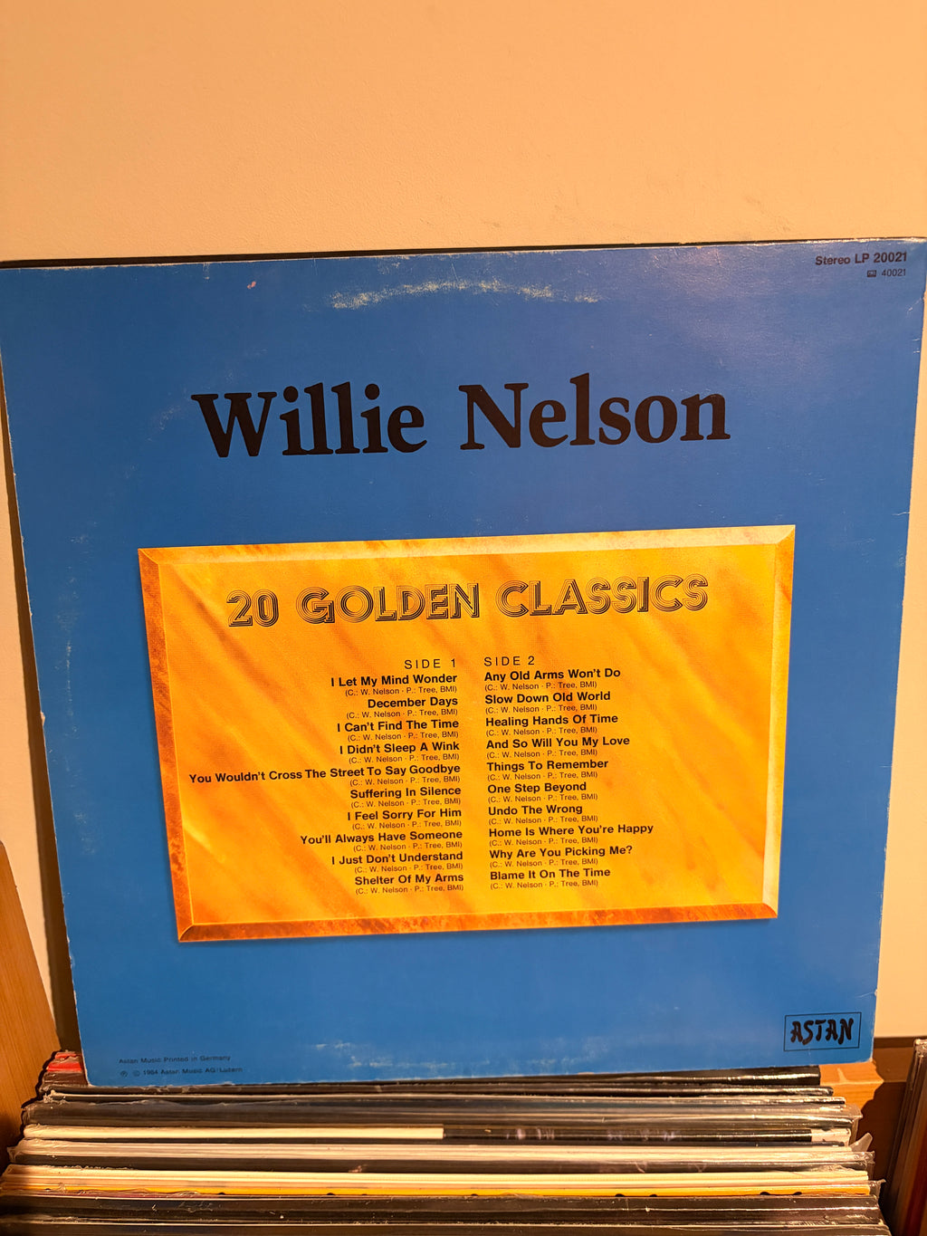 WILLIE NELSON 20 golden classics