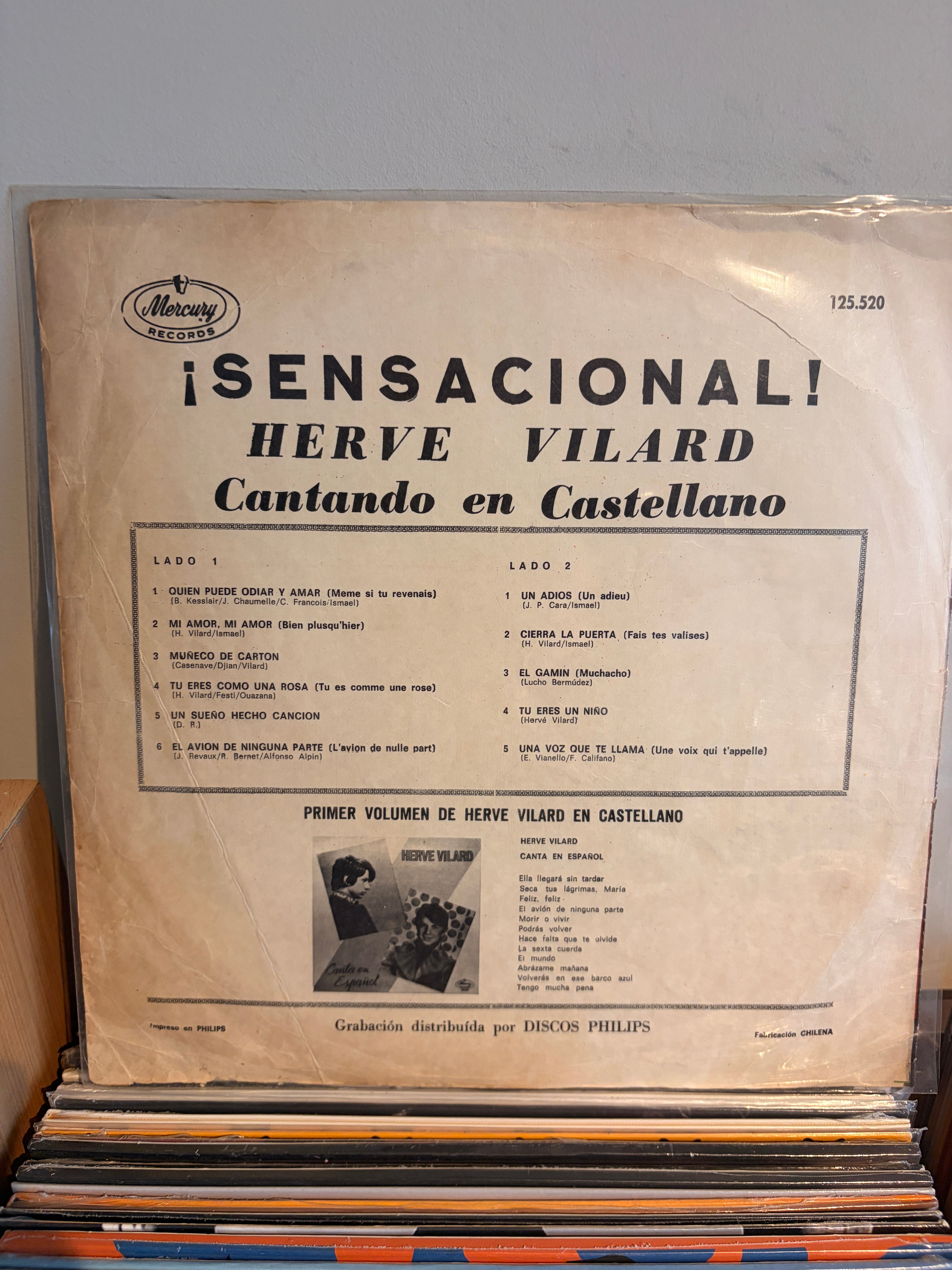 HERVE VILARD Sensasional Cantando en castellano