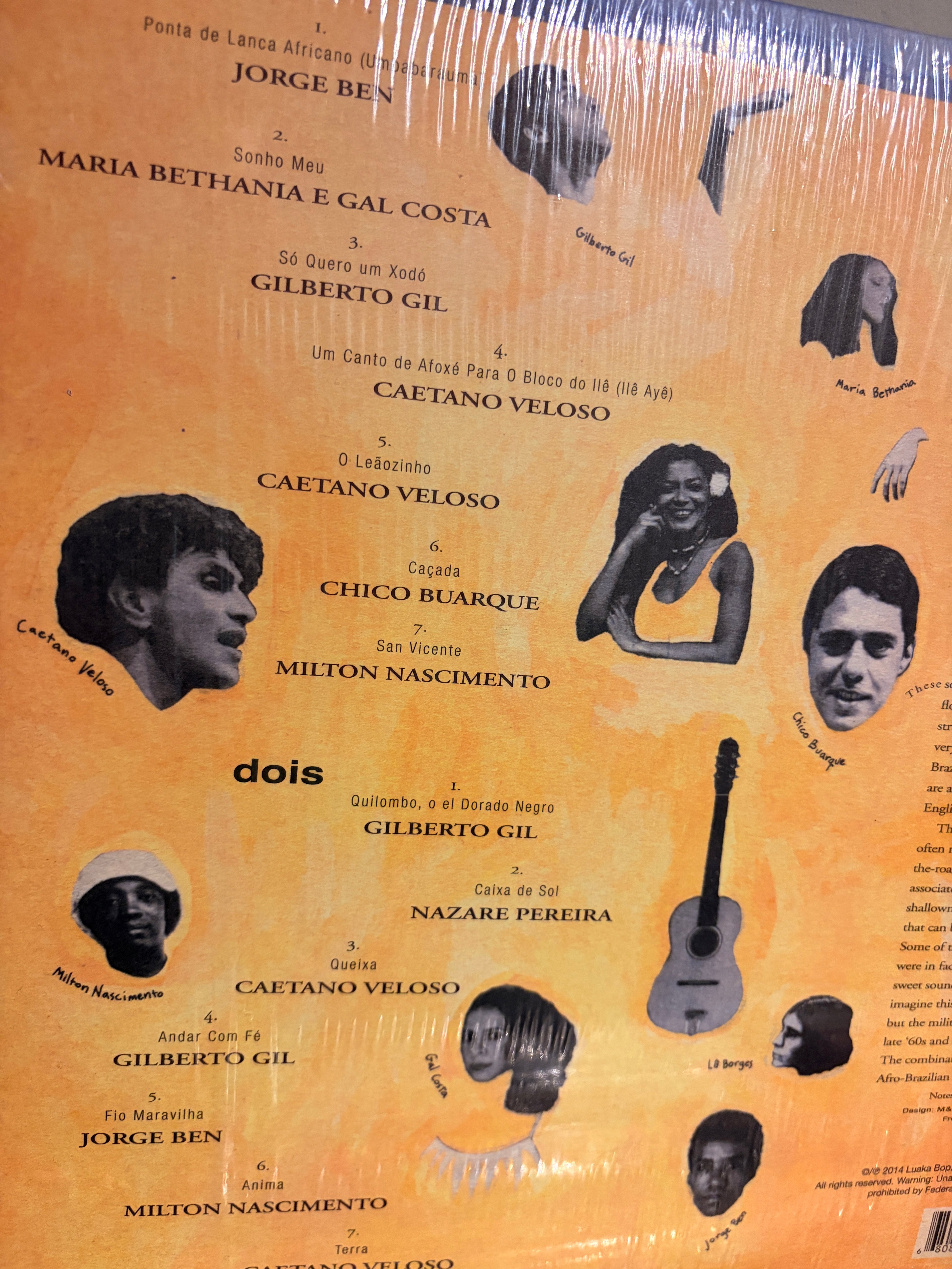 BELEZA TROPICAL Compiled by David Byrne caetano belozo / gilberto gil / jorge ben /