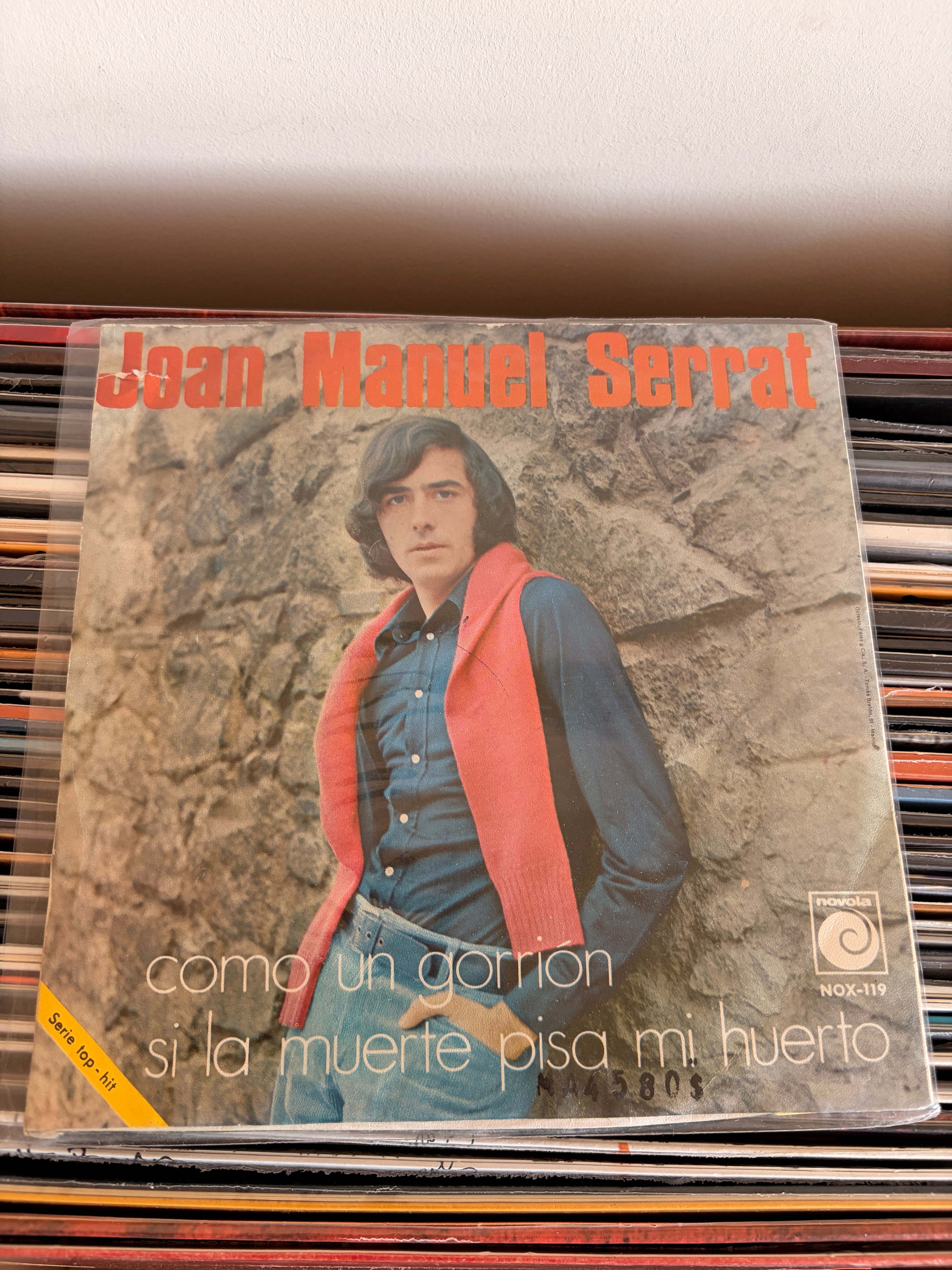 JOAN MANUEL SERRAT como un gorrión / si la muerte pisa mi huerto