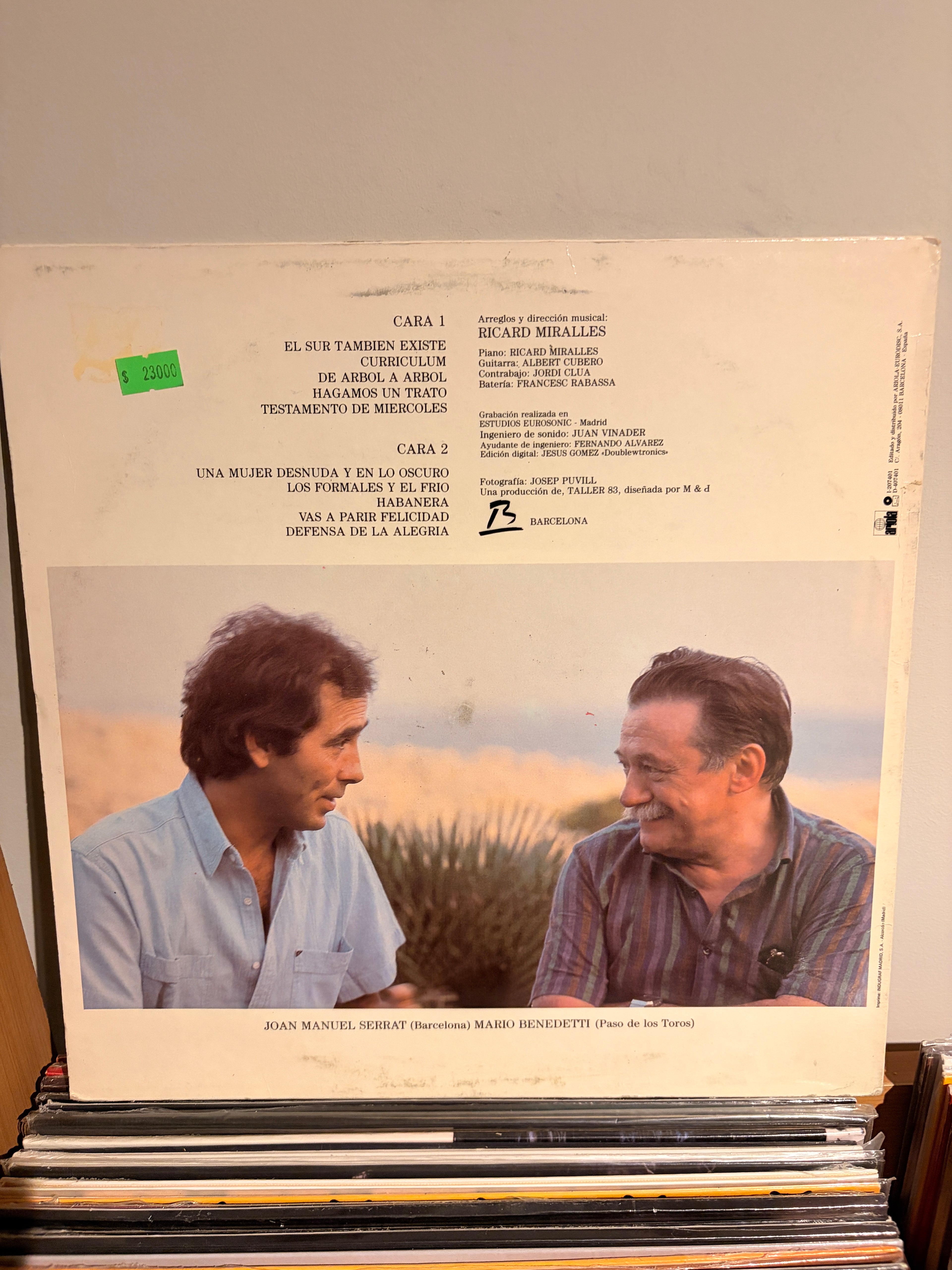 JOAN MANUEL SERRAT El sur tambien existe