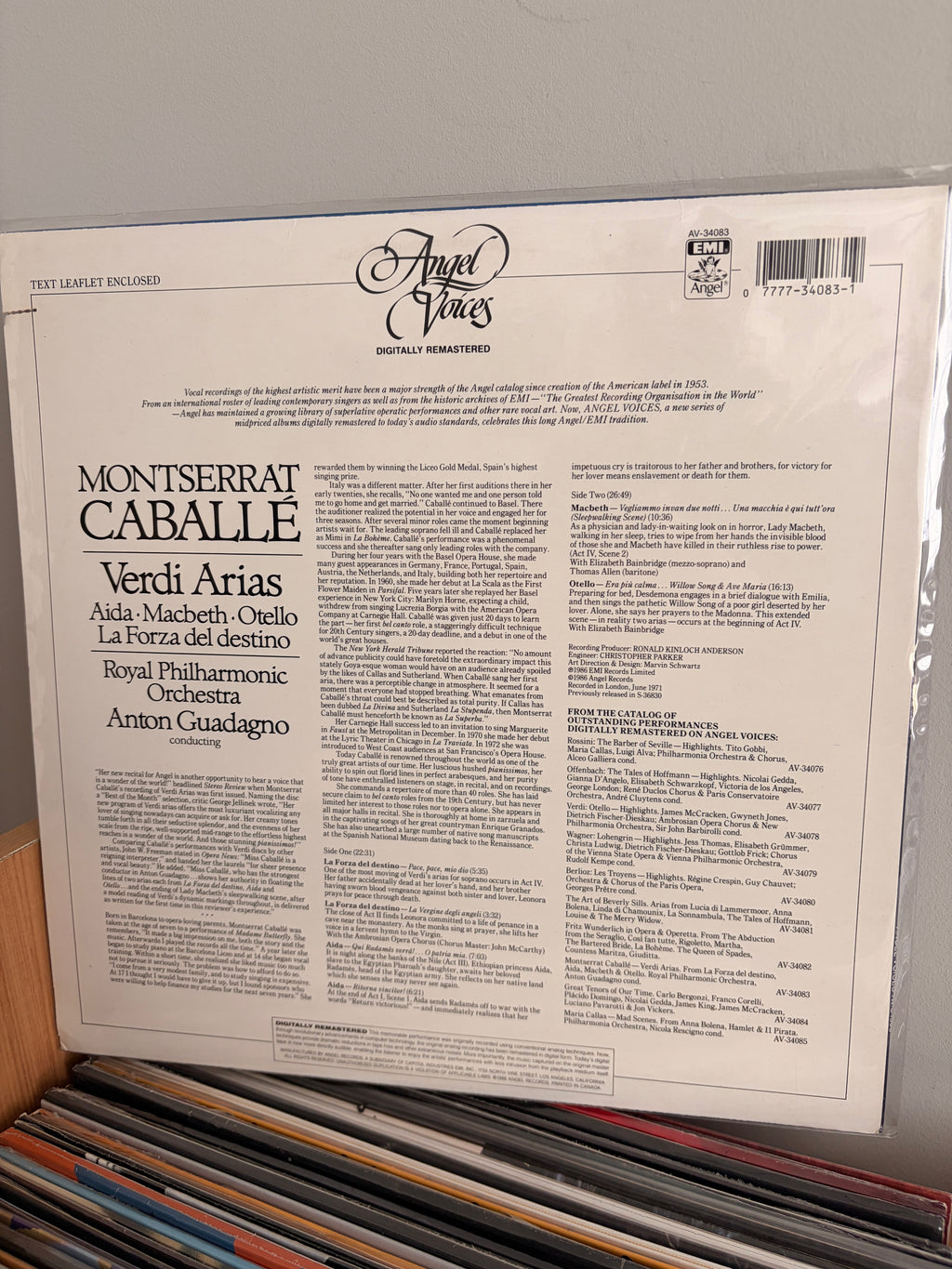 MONSERRAT CABALLE Verdi Arias