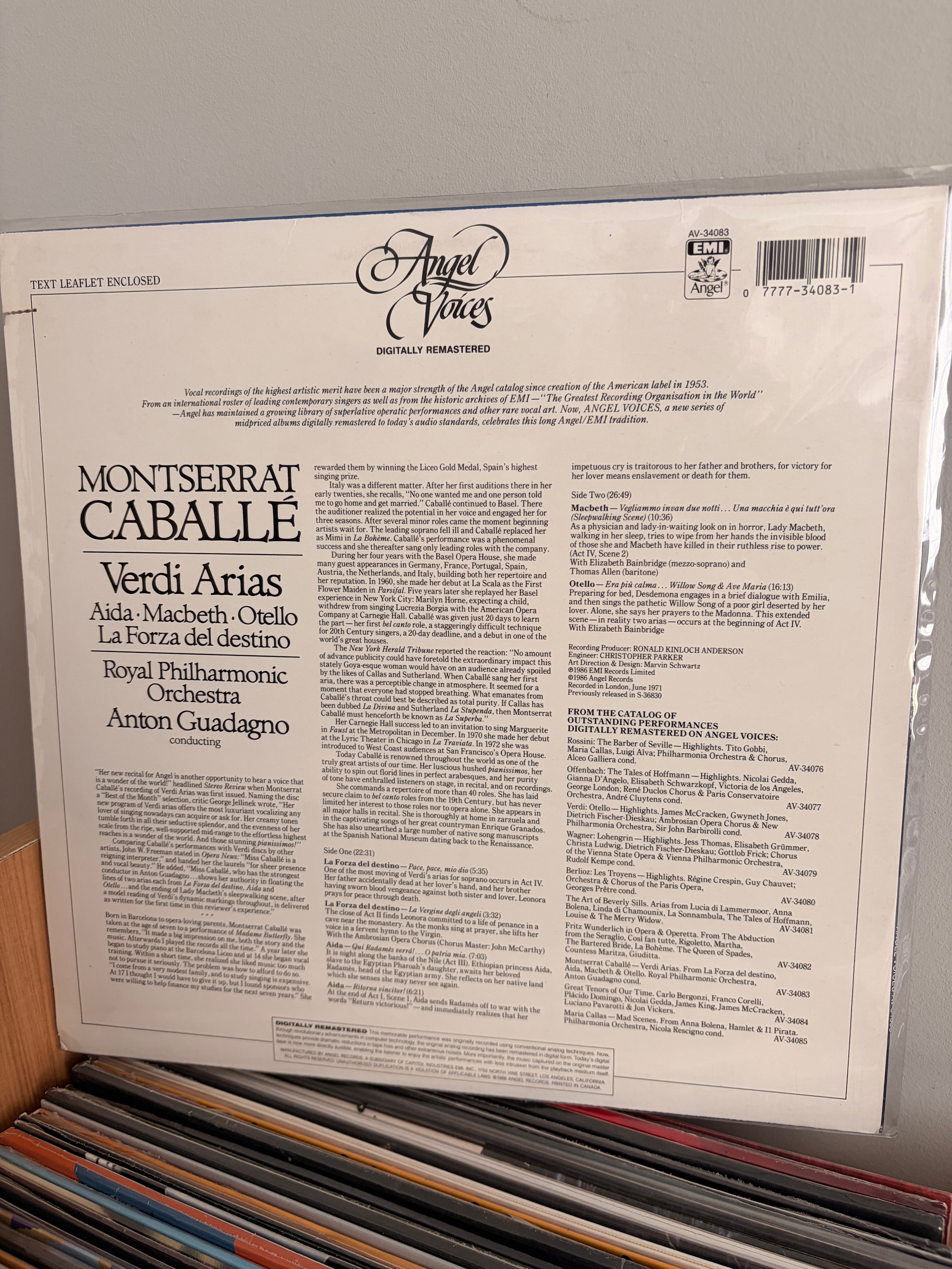 MONSERRAT CABALLE Verdi Arias