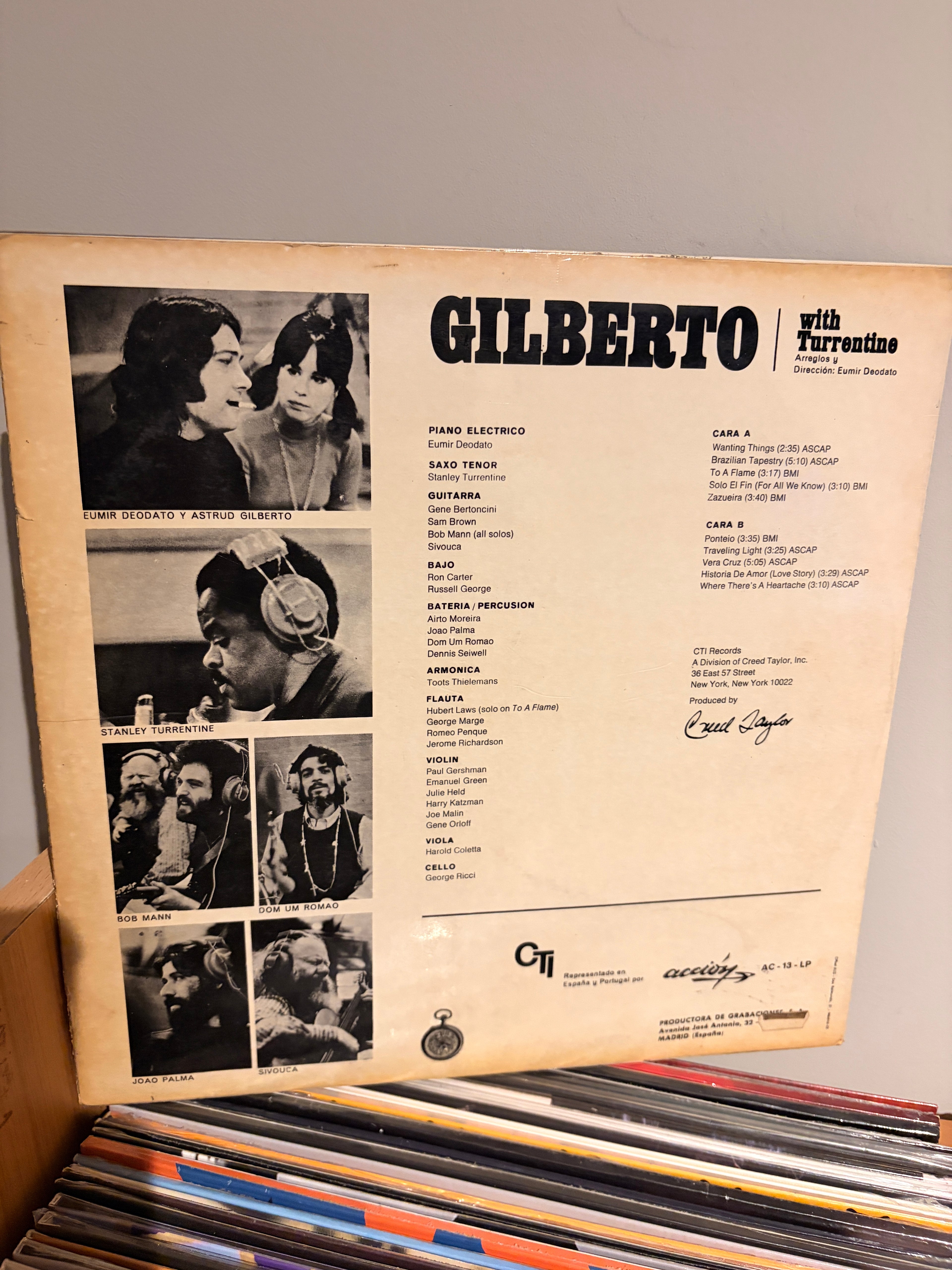 ASTRUD GILBERTO with turrentine Love Story