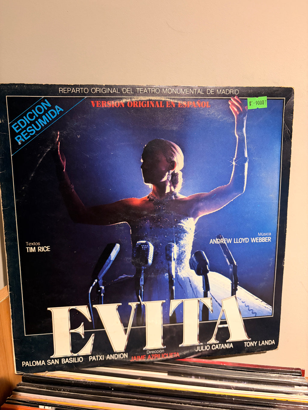 EVITA Paloma San Basilio / Patxi Andion / Julio Catania / Tony Landa