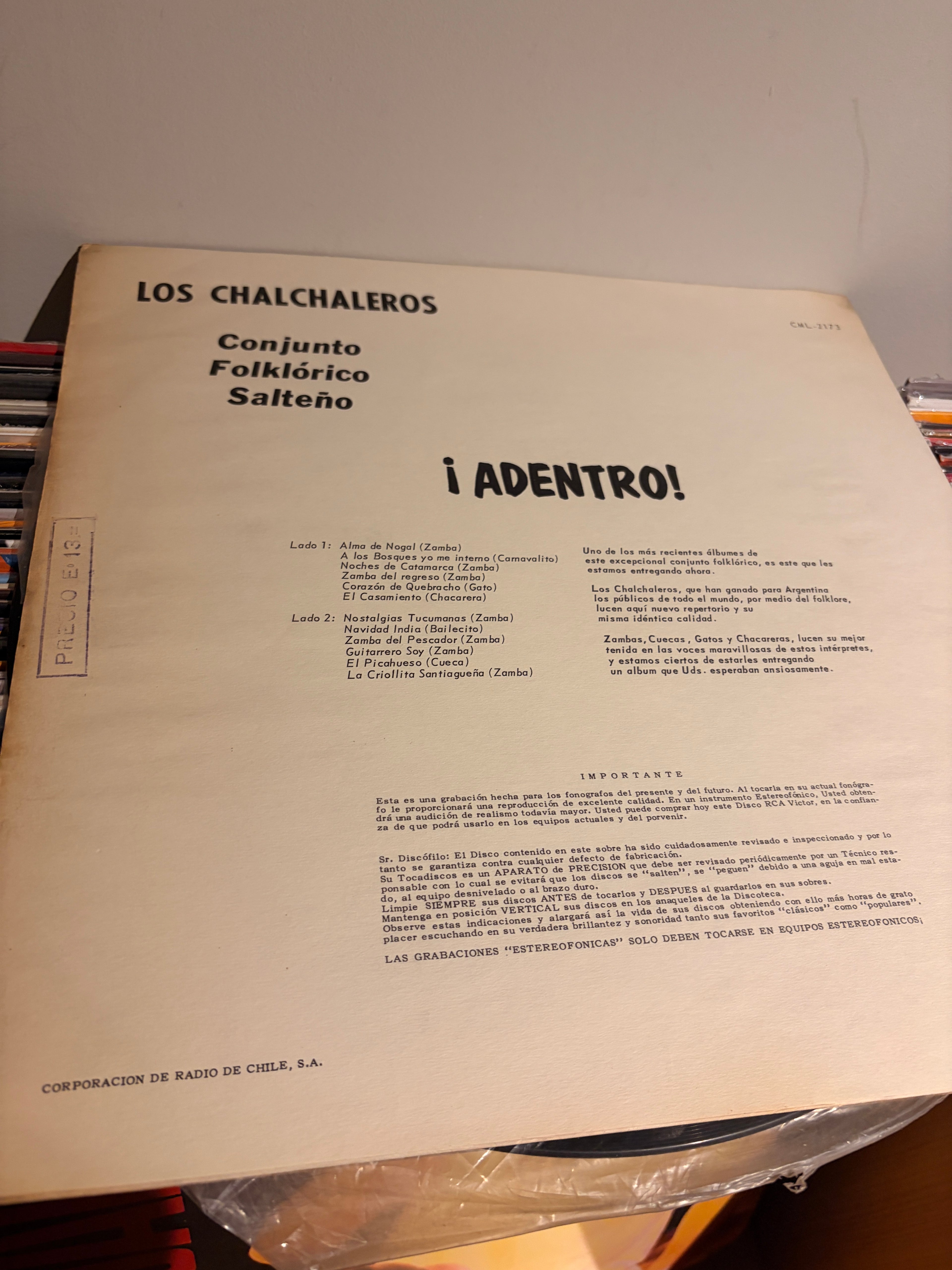 LOS CHALCHALEROS ¡adentro!