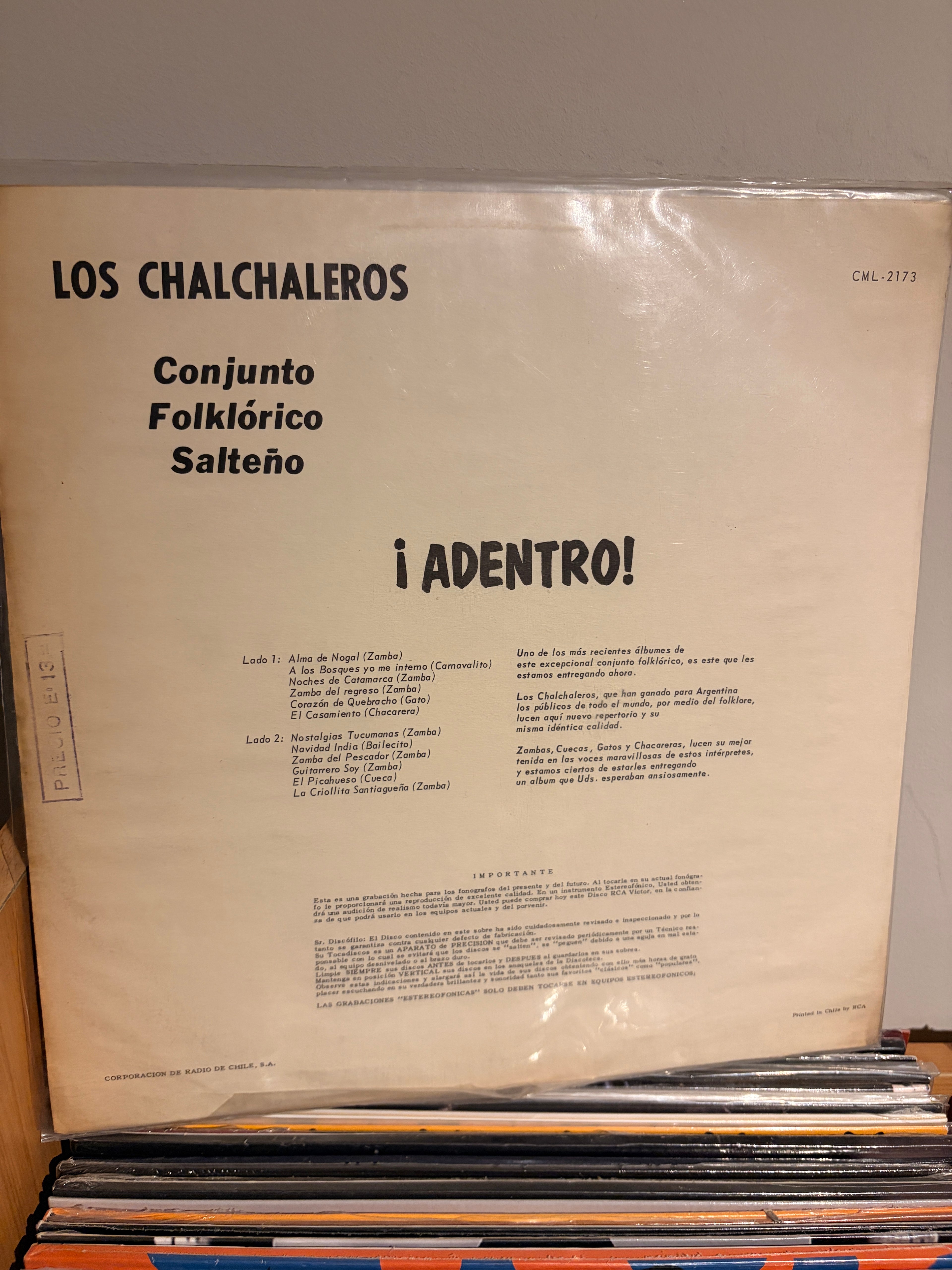 LOS CHALCHALEROS ¡adentro!