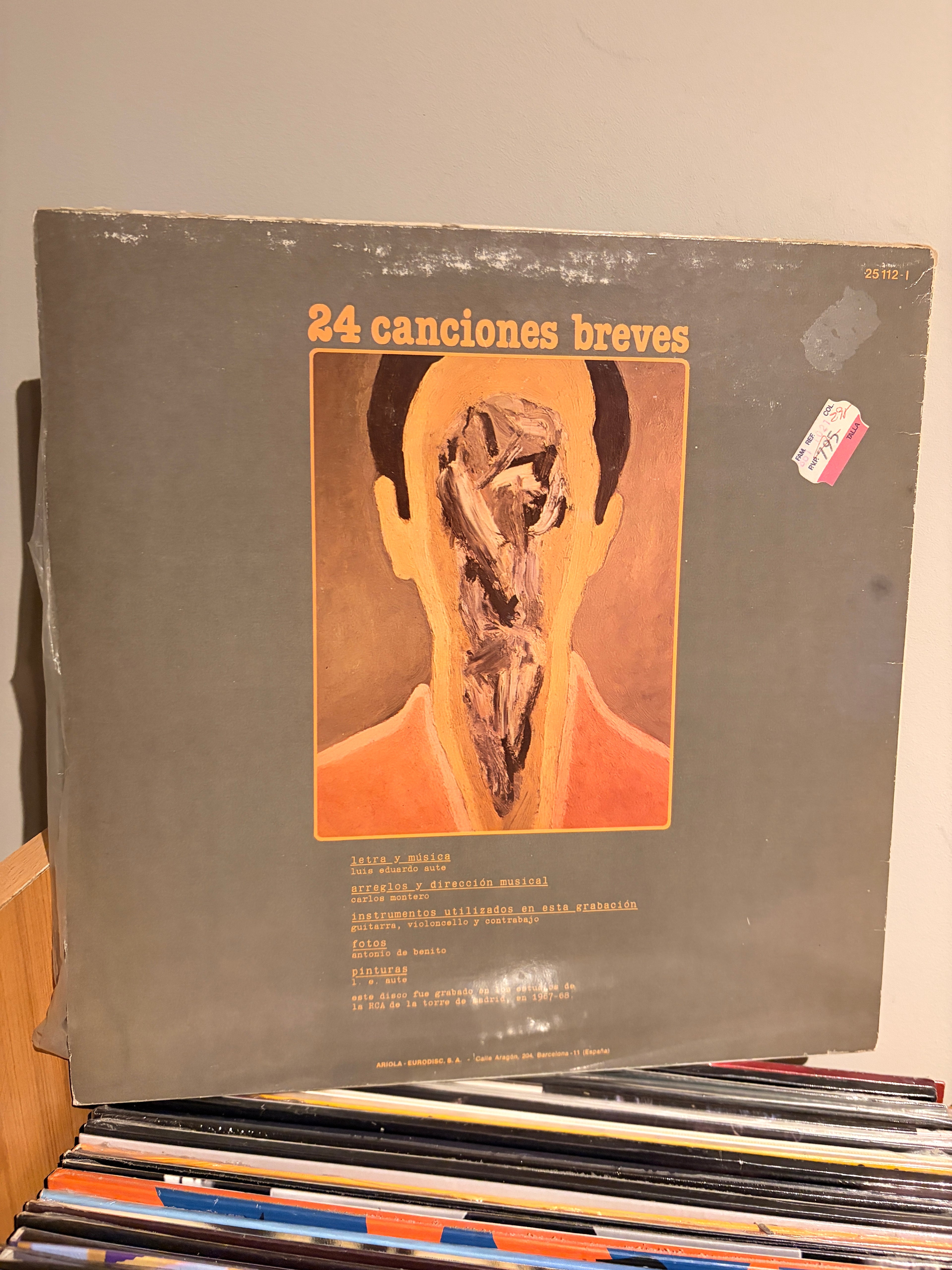 LUIS EDUARDO AUTE 24 canciones breves