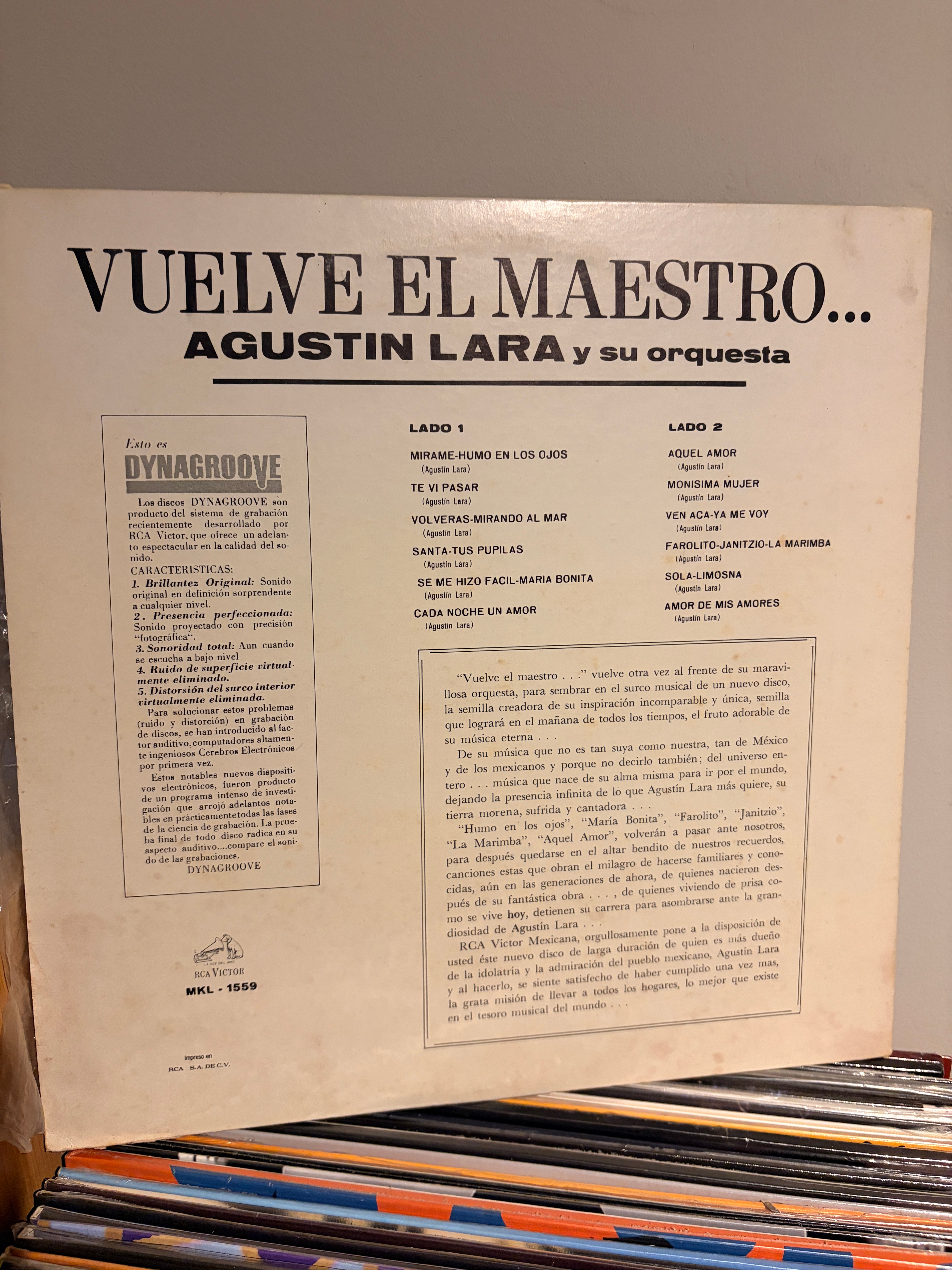AGUSTIN LARA Y su orquesta