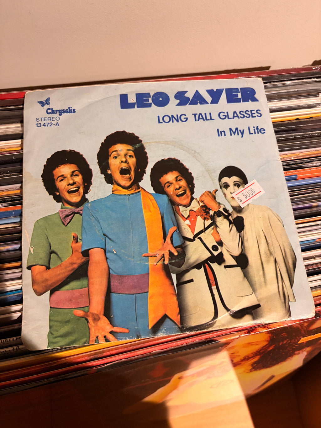LEO SAYER Long tall glasses / In my life