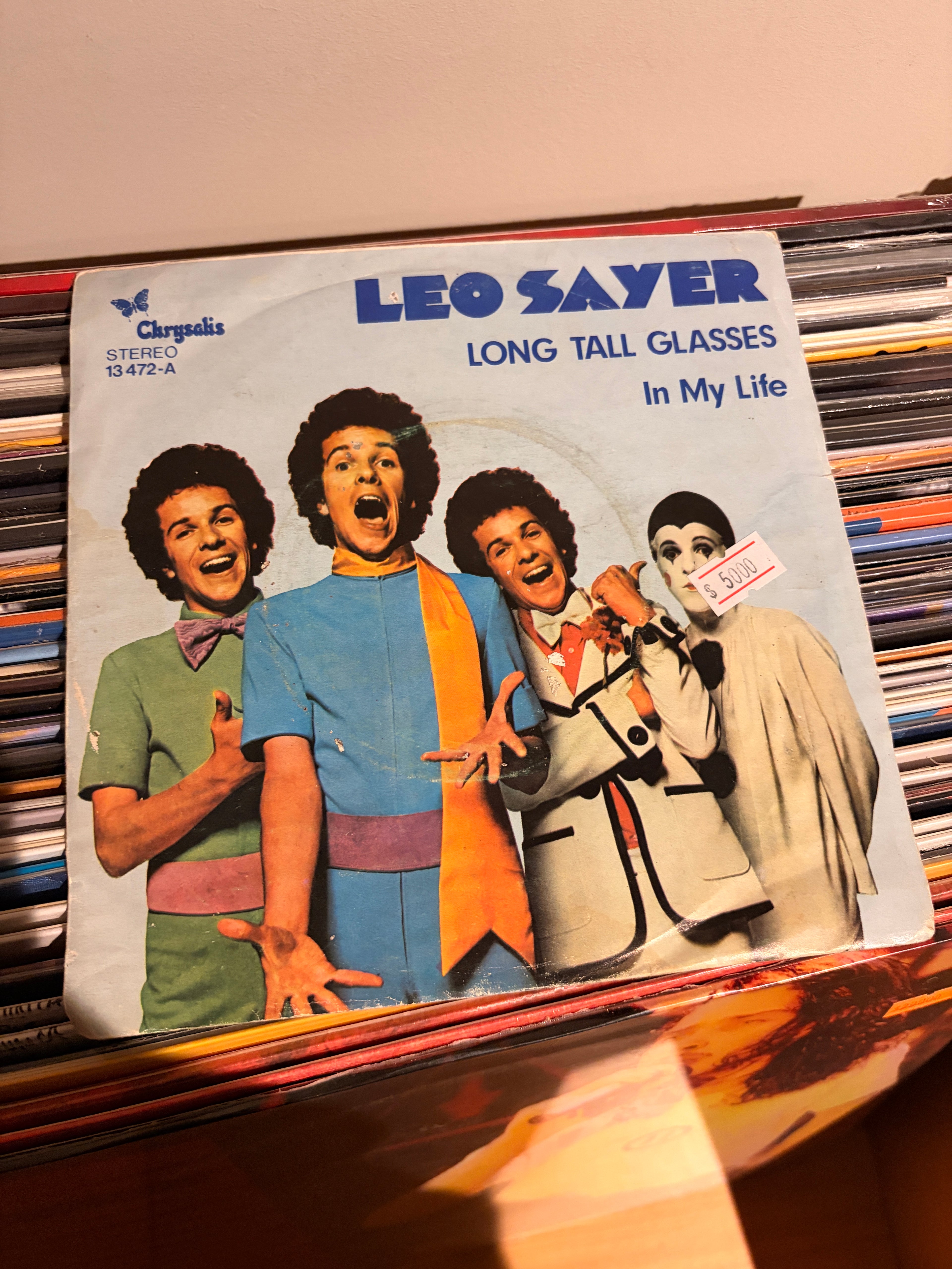 LEO SAYER Long tall glasses / In my life