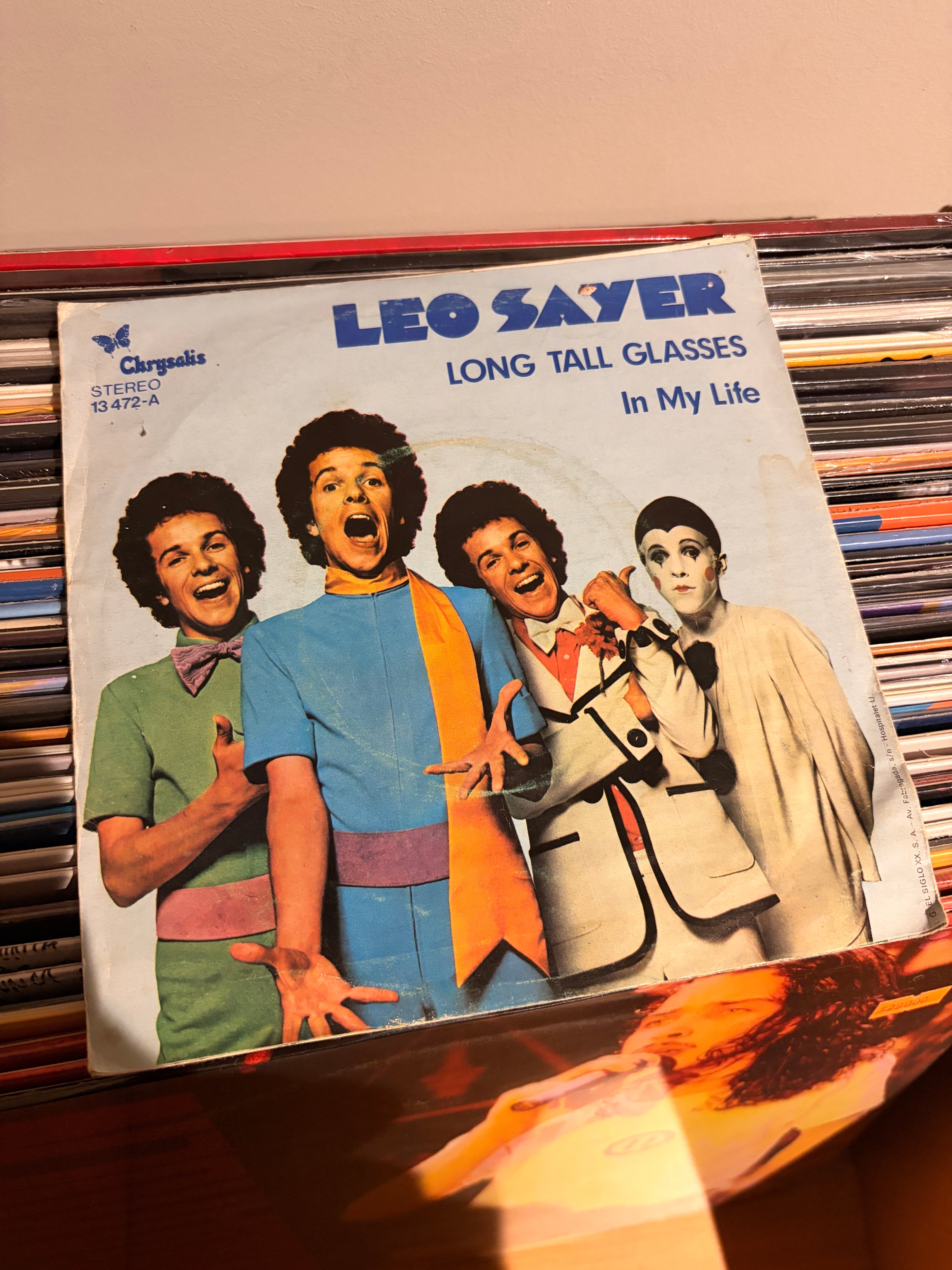 LEO SAYER Long tall glasses / In my life