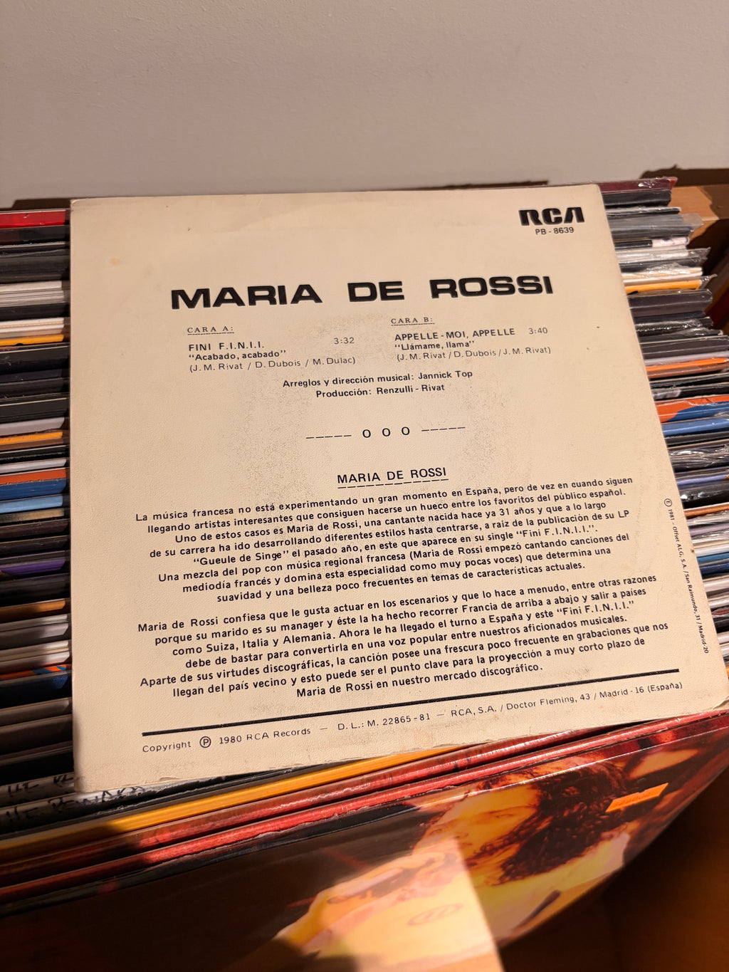 MARIA DE ROSSI Fini F.I.N.I.I