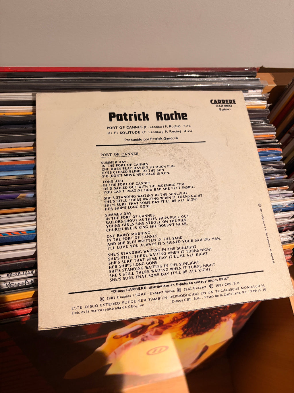 PATRICK ROCHE Port of cannes / Hi fi solitude