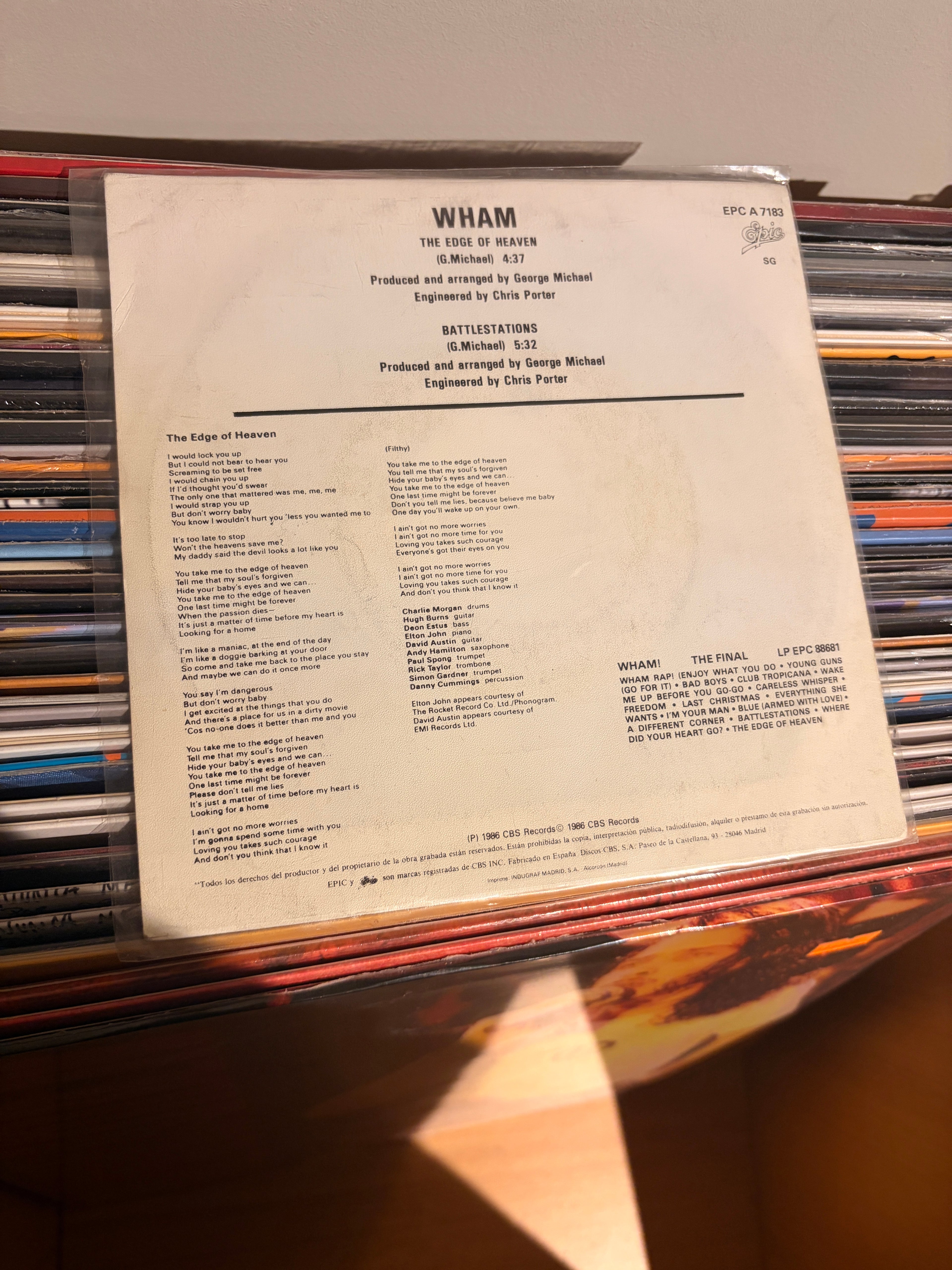 WHAM! The edge of heaven