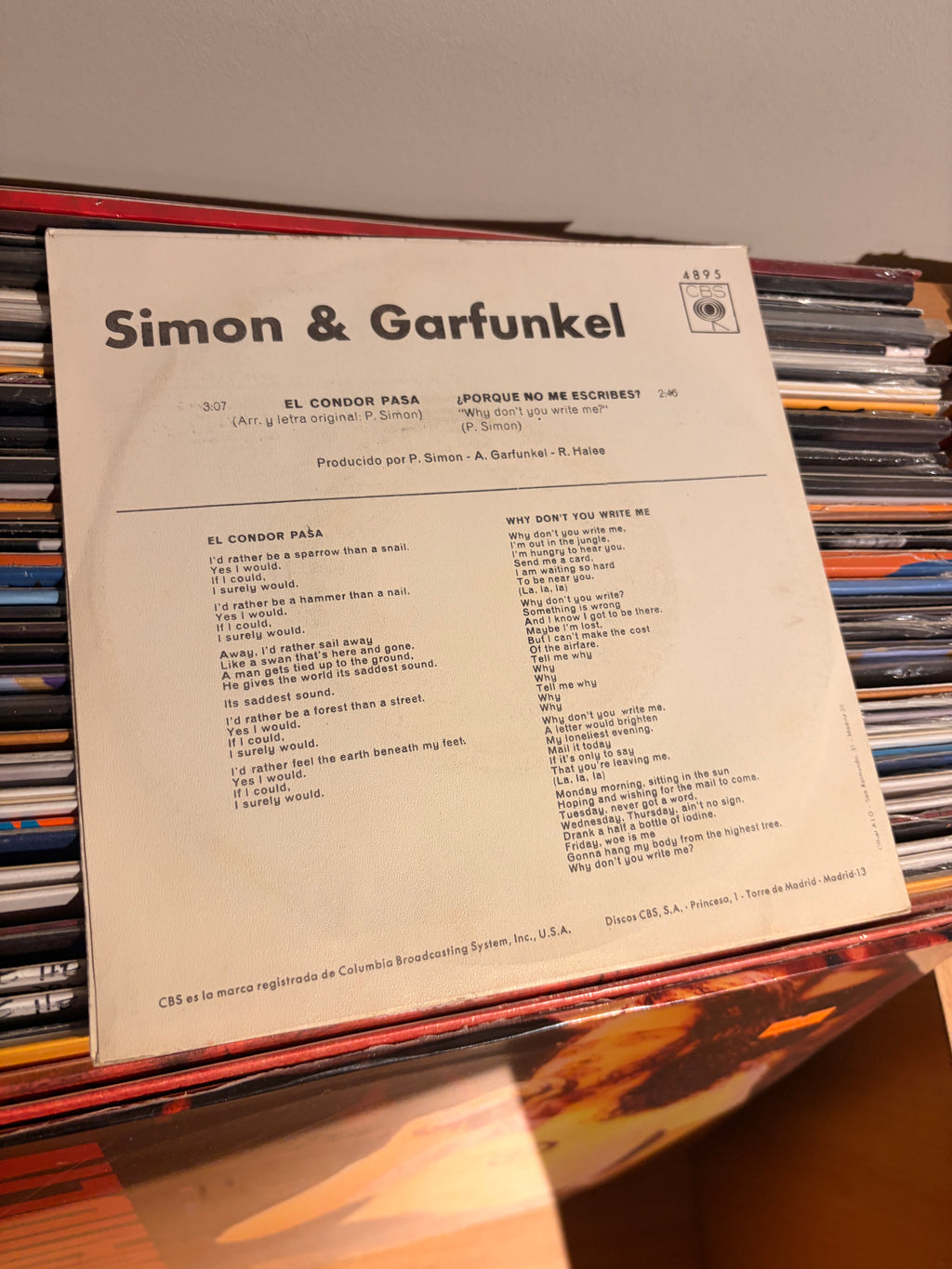 SIMON Y GARFUNKEL El condor pasa