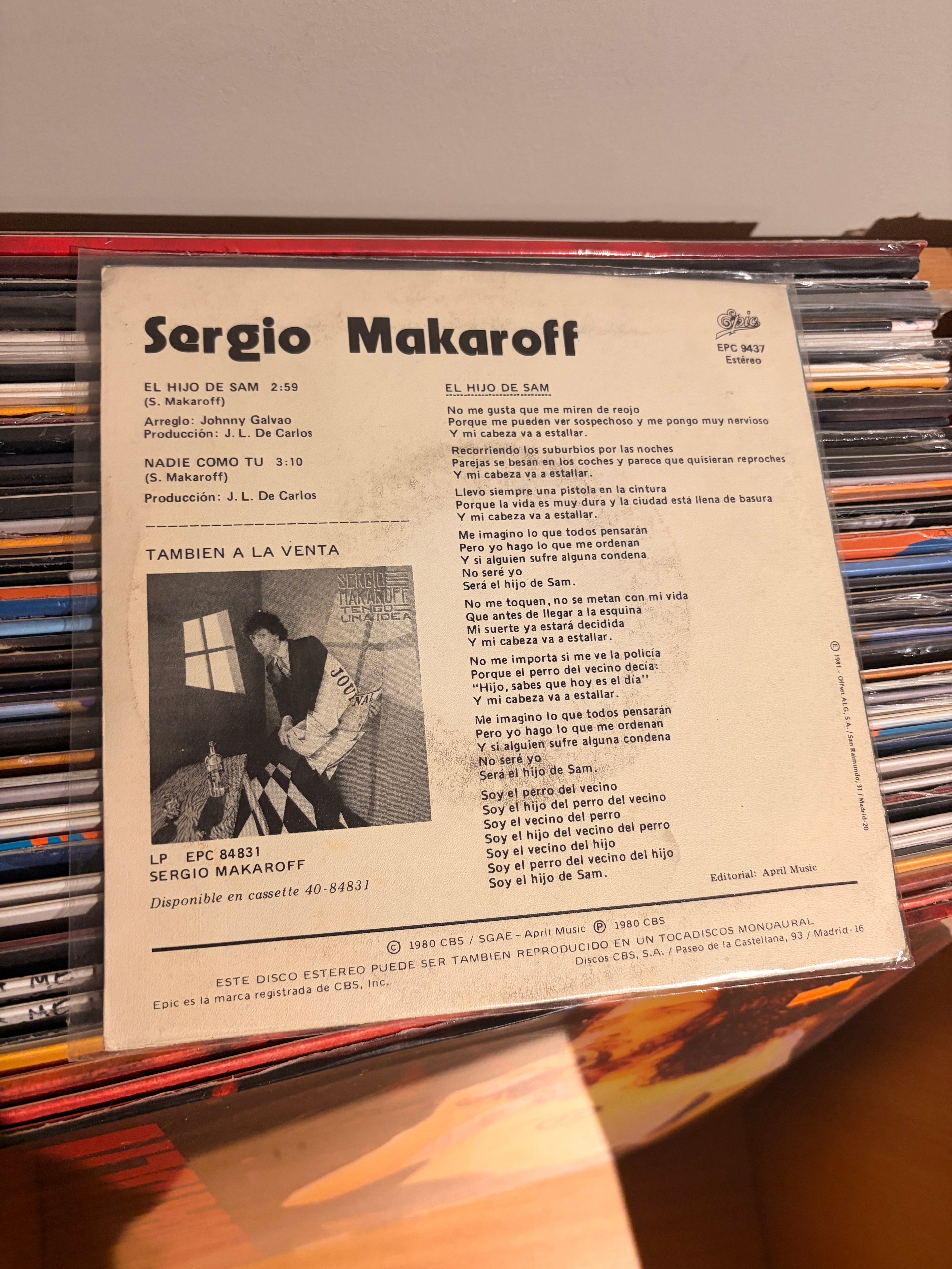 SERGIO MAKAROFF El hijo de sam