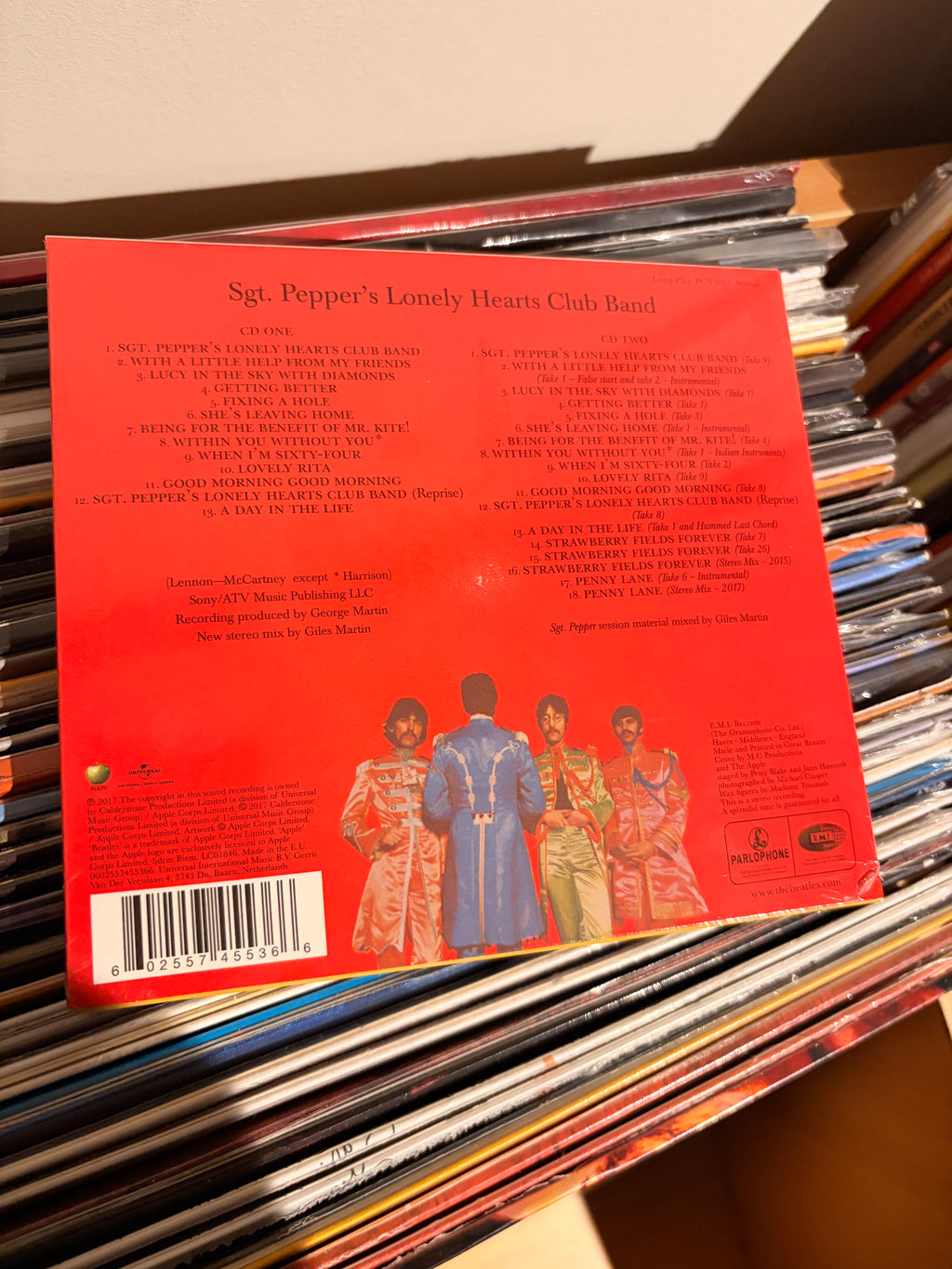 THE BEATLES Sgt. Pepper`s Lonely hearts club  band