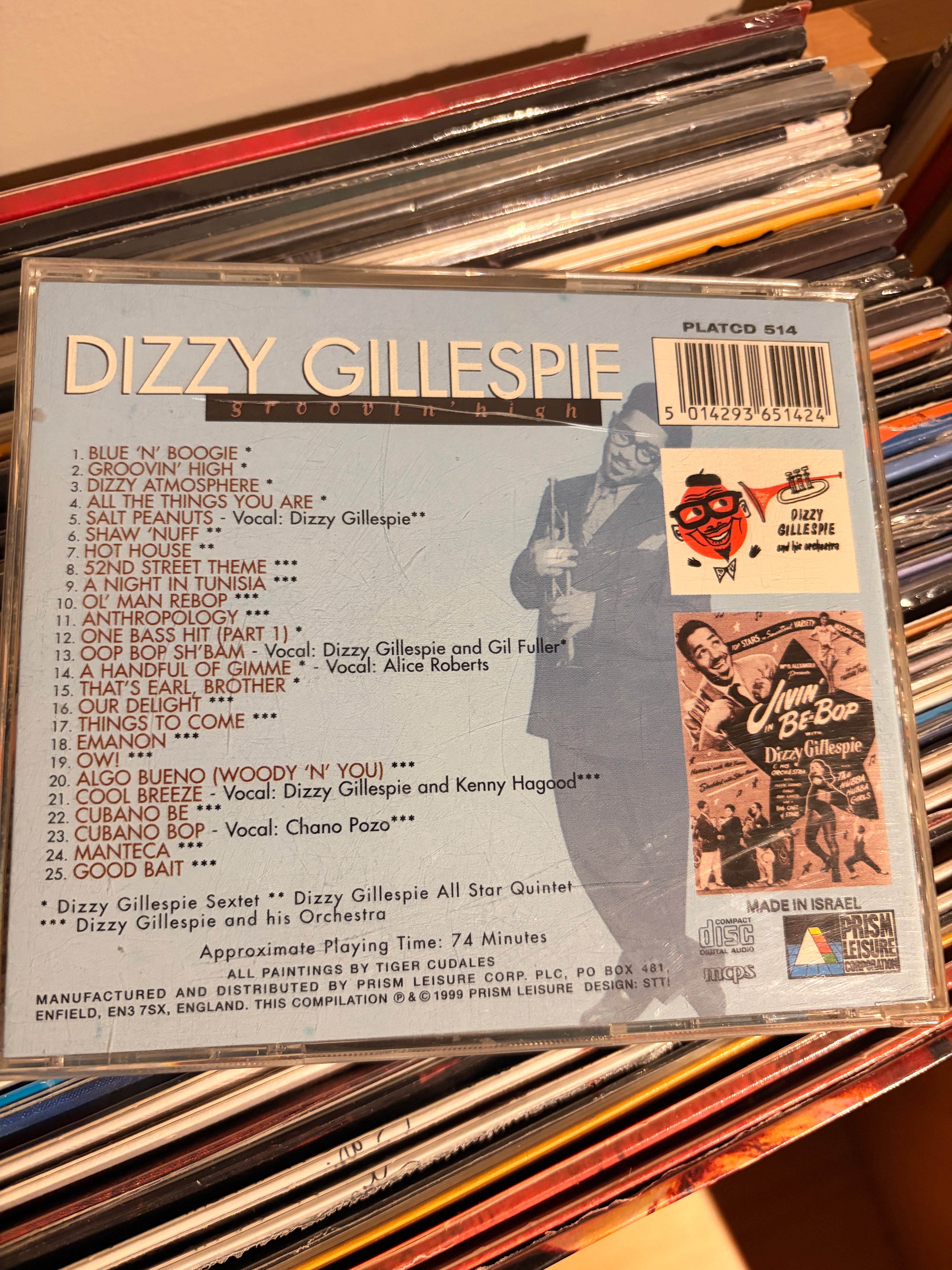 DIZZY GILLESPIE Groovin´ high