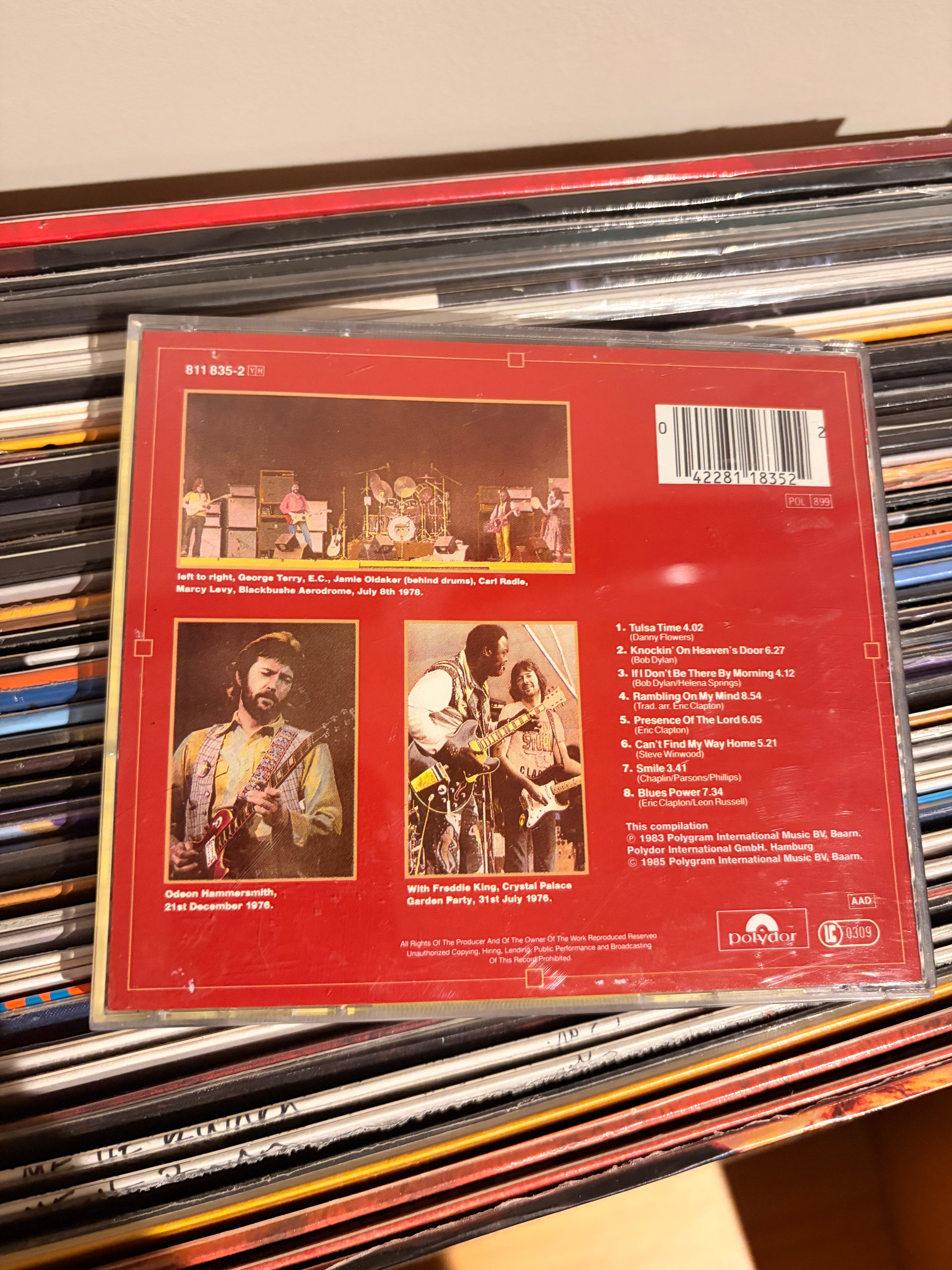ERIC CLAPTON Live in the seventies