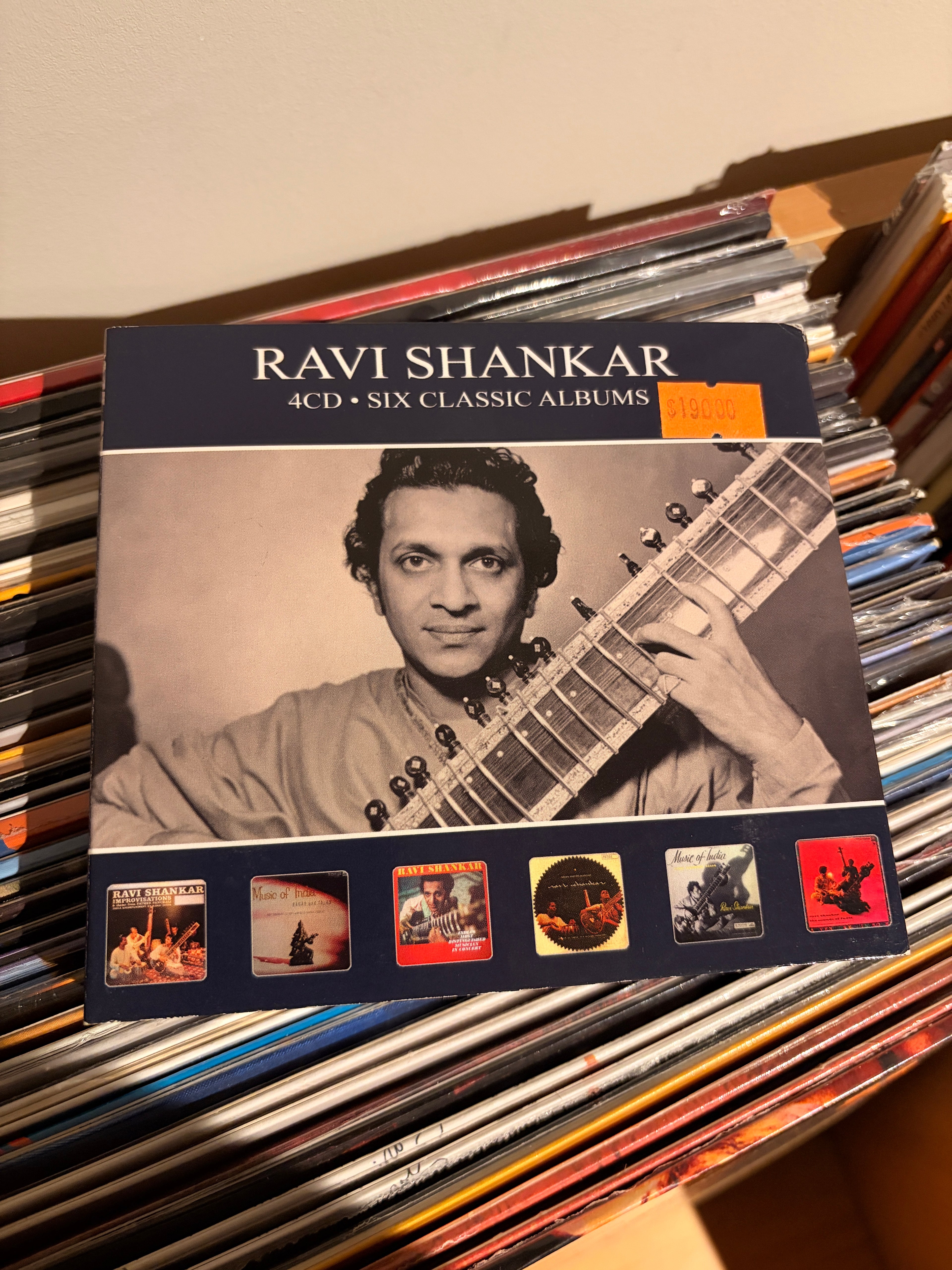 RAVI SHANKAR 4cd six classic albums