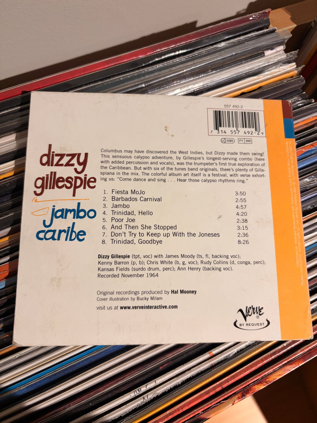 DIZZY GILLESPIE Jambo caribe