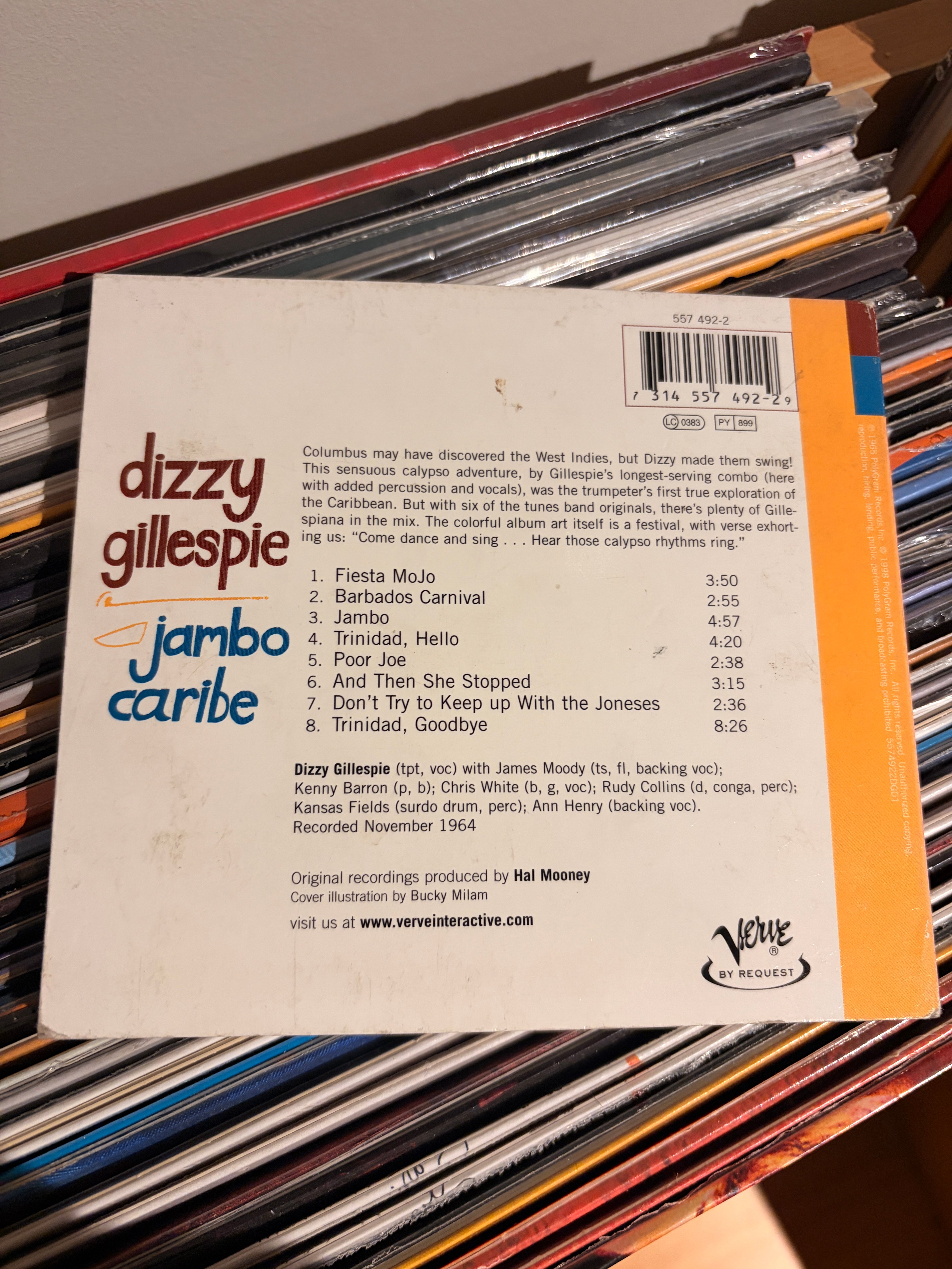 DIZZY GILLESPIE Jambo caribe