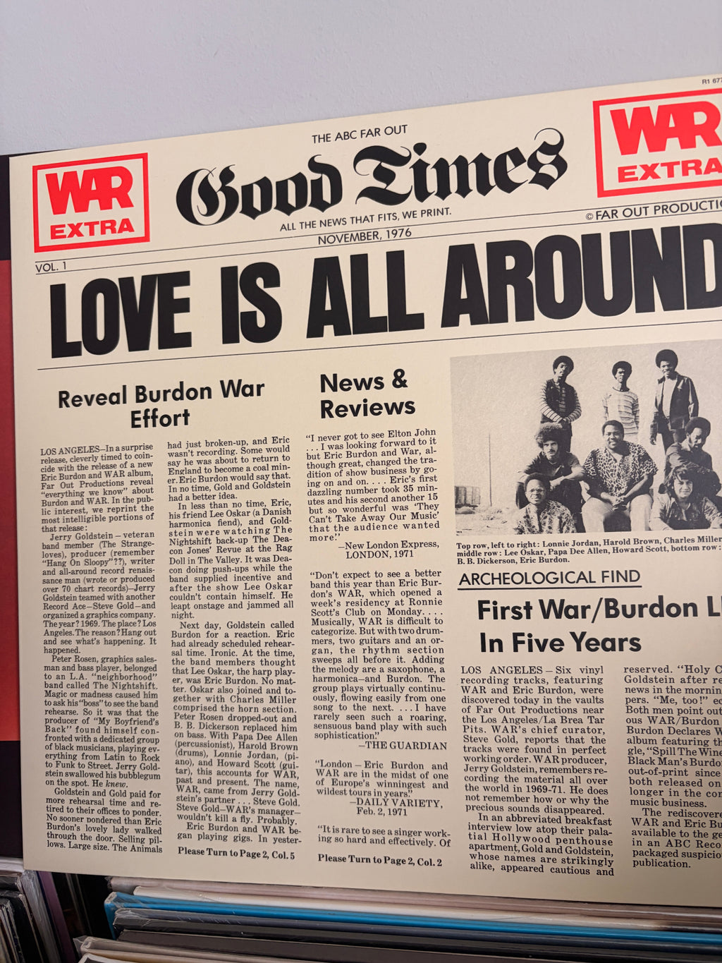 ERIC BURDON & WAR The Complete Vinyl Collection