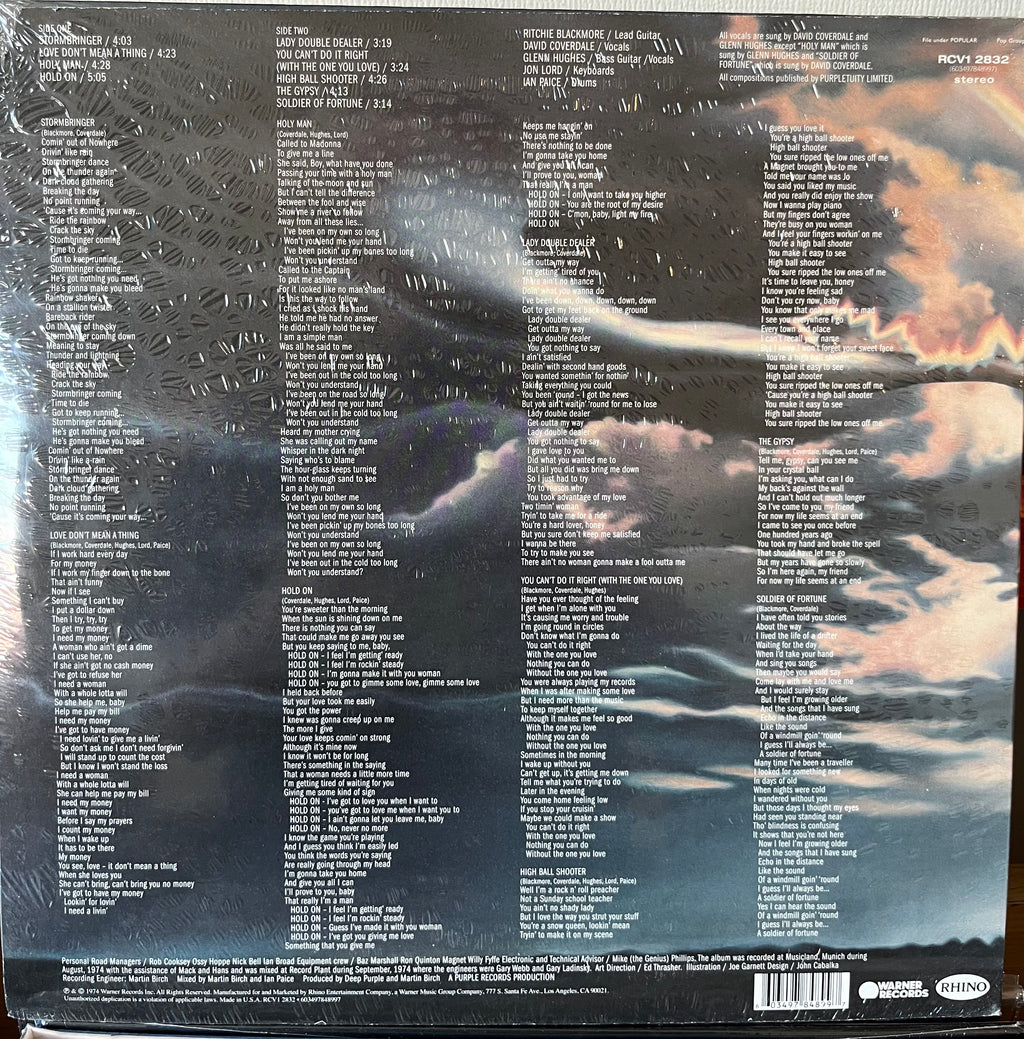 DEEP PURPLE Stormbringer
