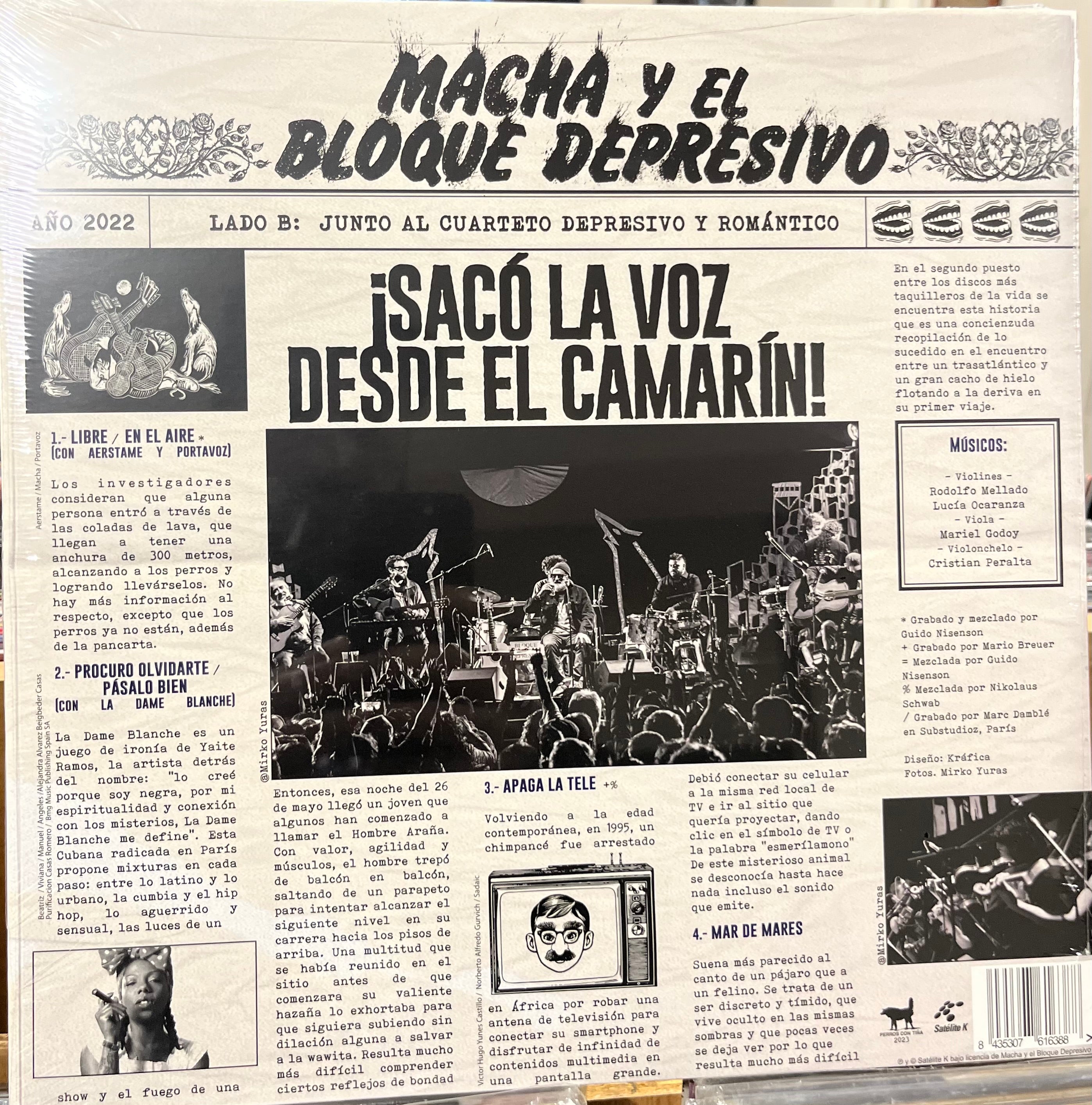 MACHA Y EL BLOQUE DEPRESIVO ¡SACÓ LA VOZ DESDE EL CAMARÍN!