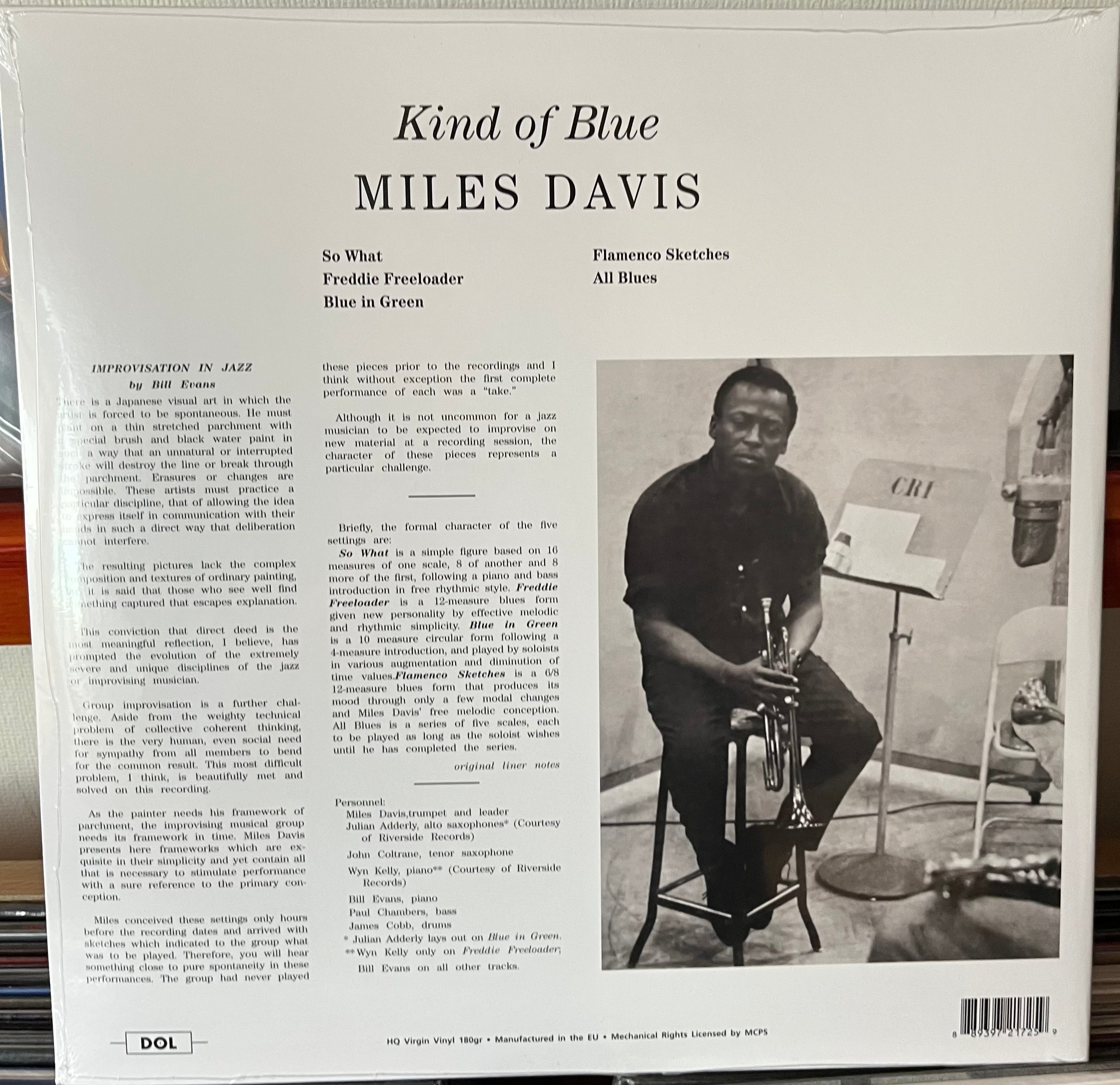 MILES DAVIS Kind of Blues