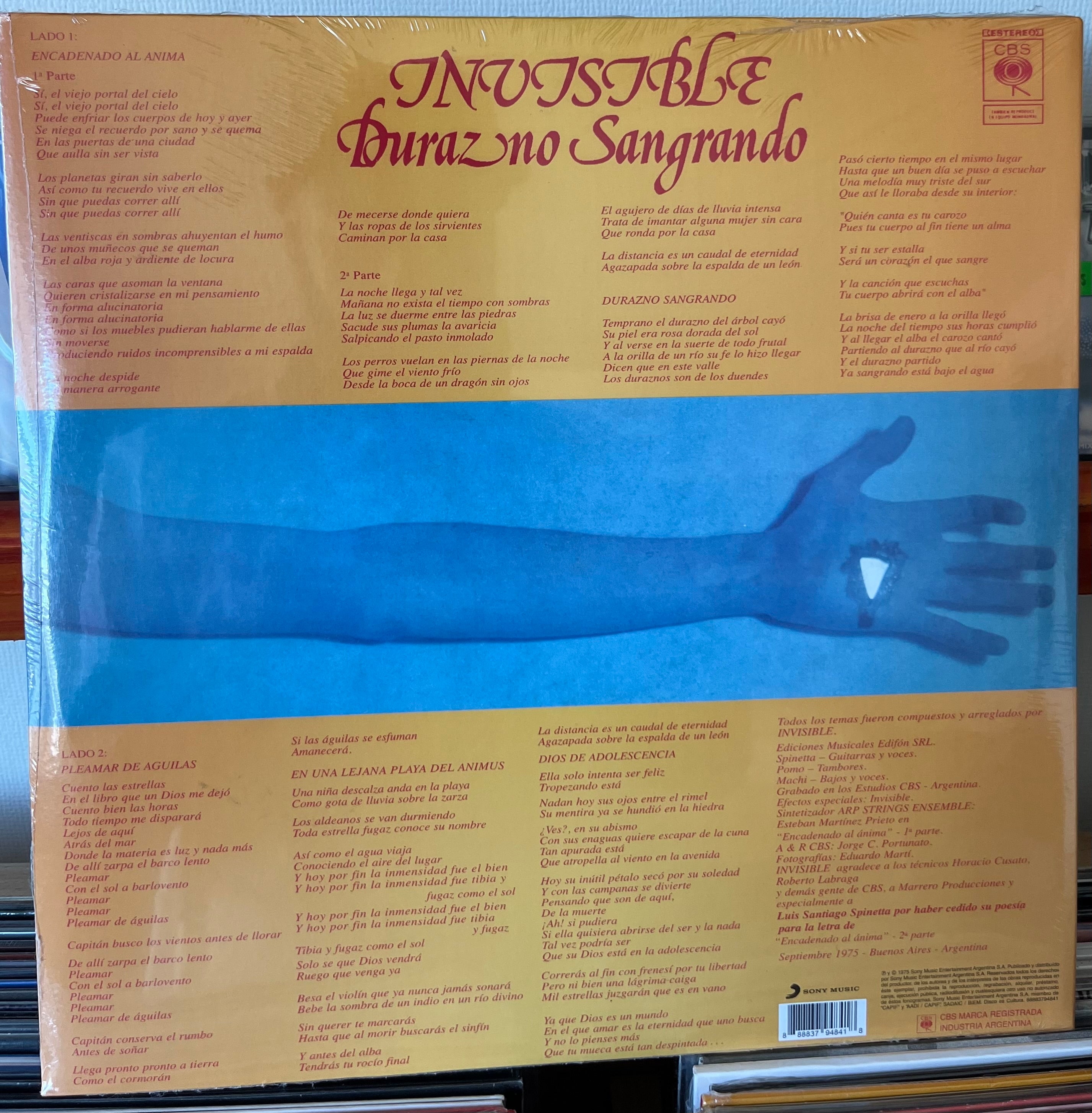 INVISIBLE Durazno Sangrando